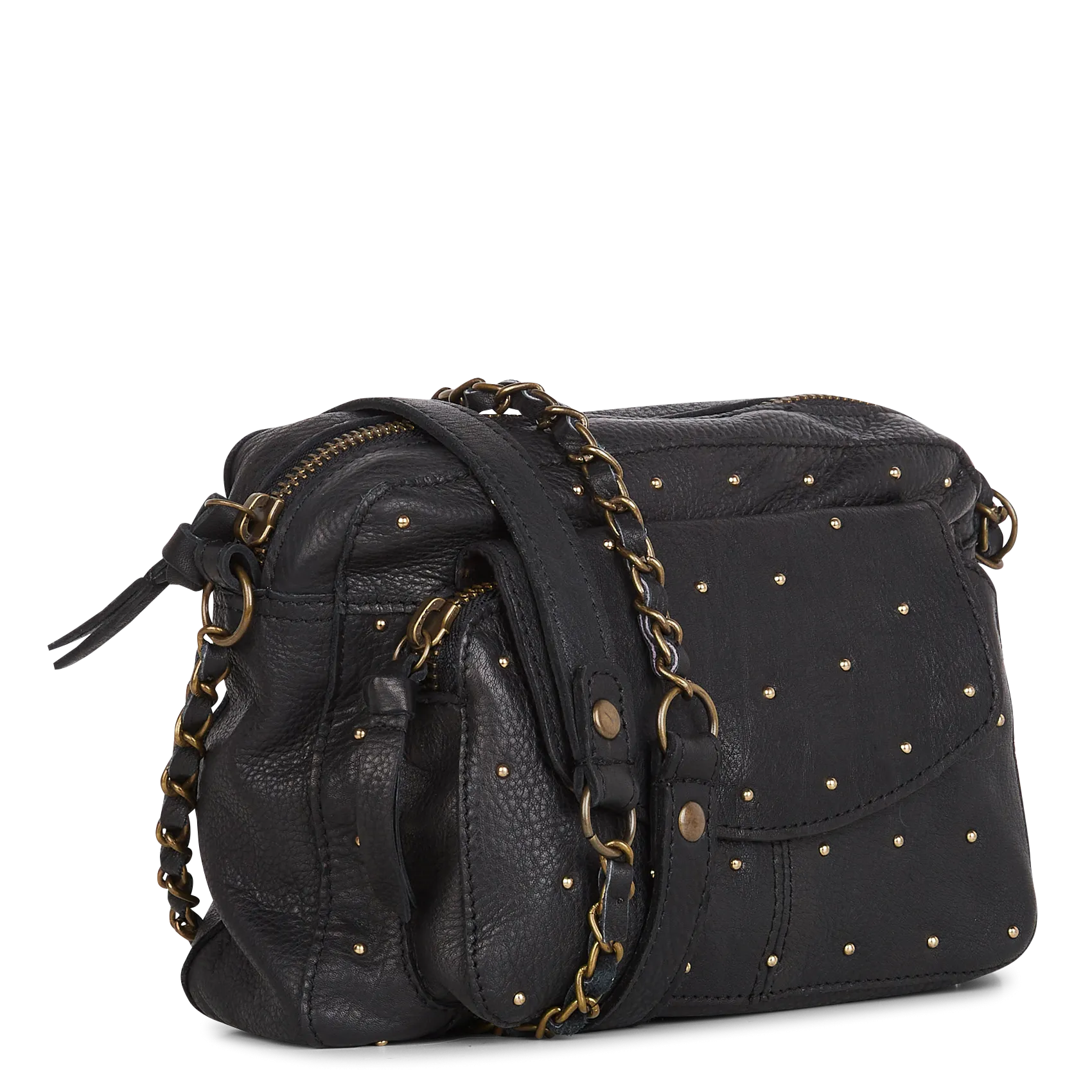  PIECES   NAINA - Borsa a tracolla in pelle | Nero