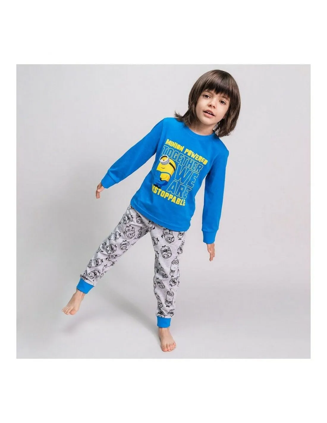 Pigiama Per bambini Minions Azzurro Taglia 12 anni
