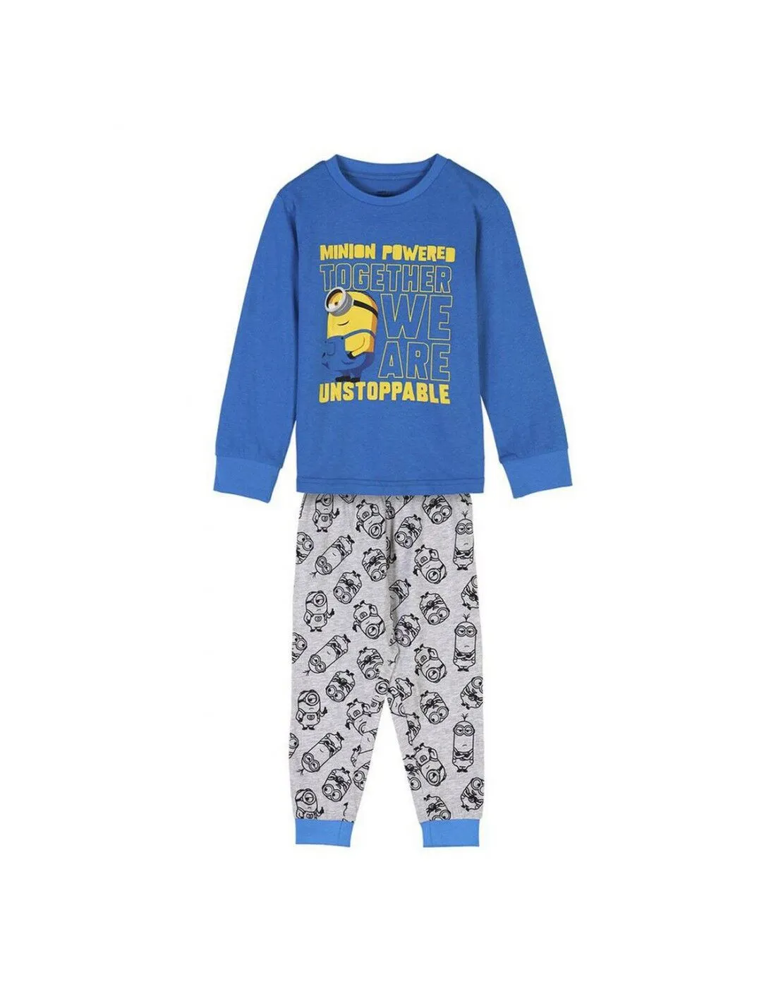 Pigiama Per bambini Minions Azzurro Taglia 12 anni