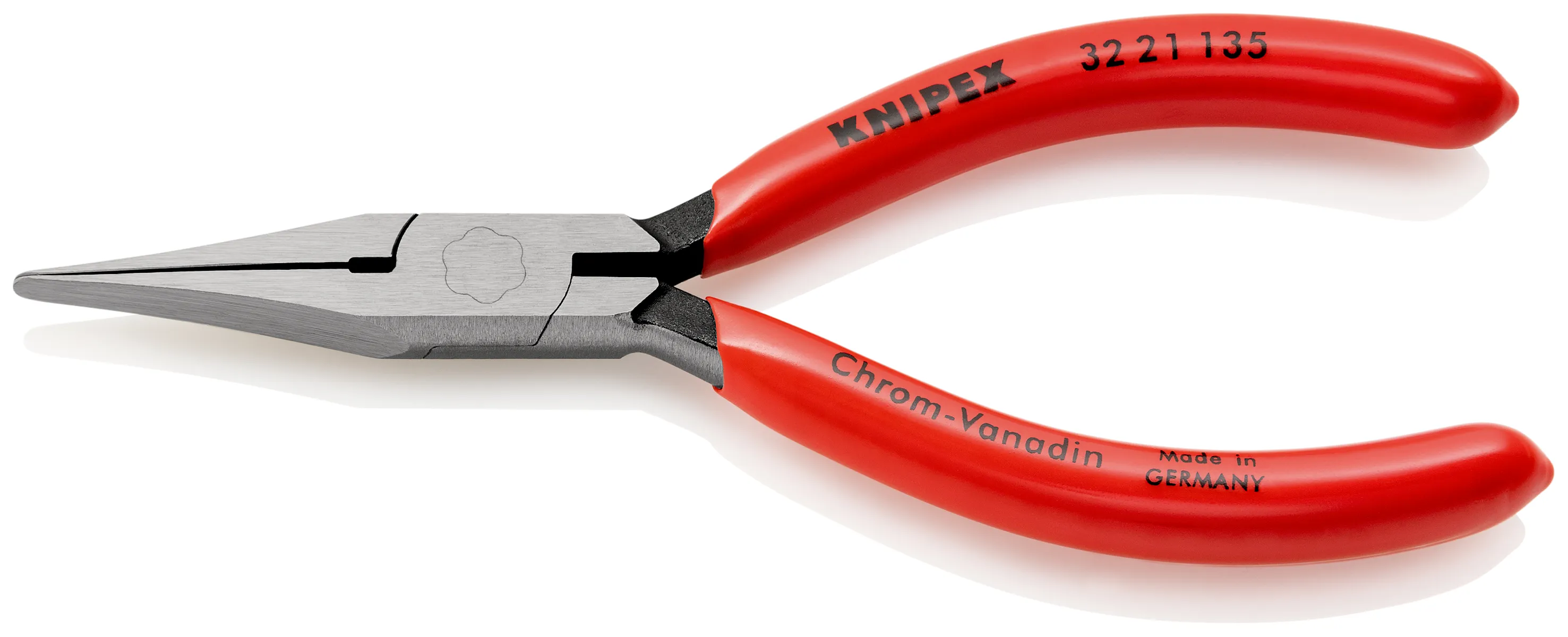 Pinze a becchi lunghi Knipex in Acciaio per utensili, lungh. 135 mm Ad angolo retto
