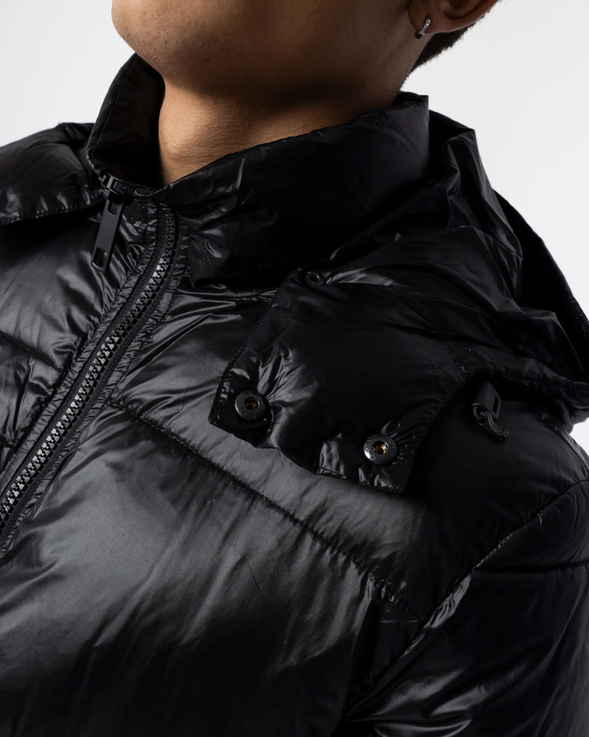 Piumino Antony Morato capo spalla regular fit in nyl Nero