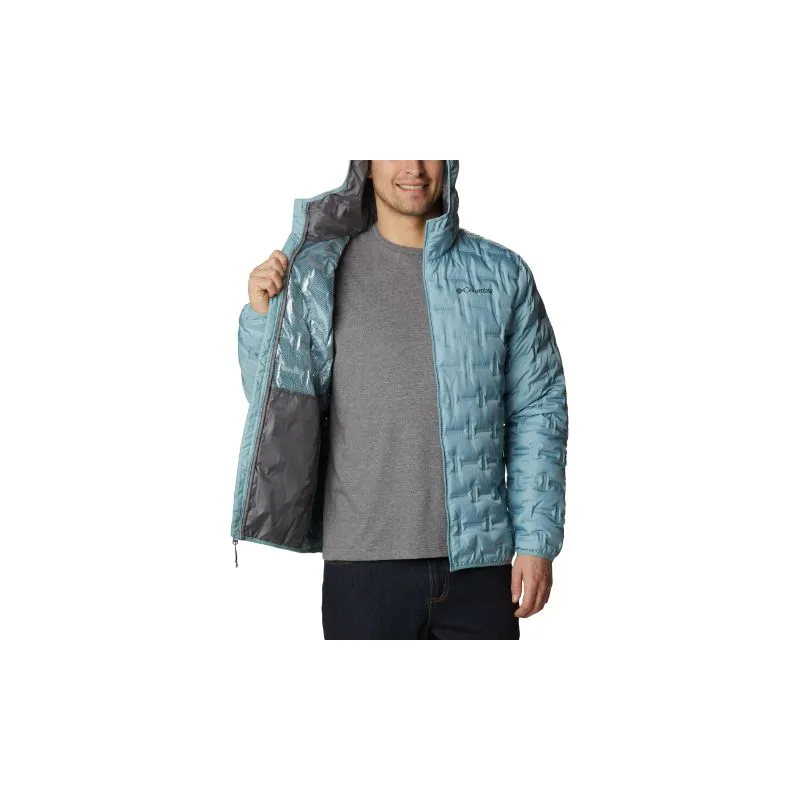 Piumino con cappuccio da uomo Columbia Delta Ridge (Stone Blue)