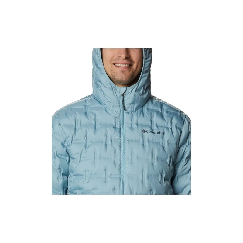 Piumino con cappuccio da uomo Columbia Delta Ridge (Stone Blue)