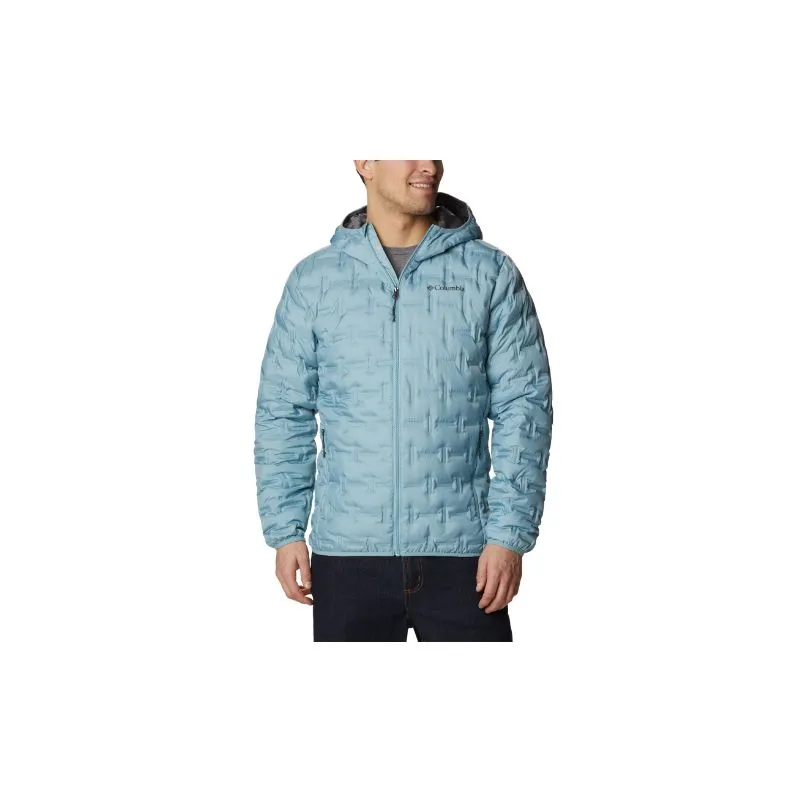 Piumino con cappuccio da uomo Columbia Delta Ridge (Stone Blue)