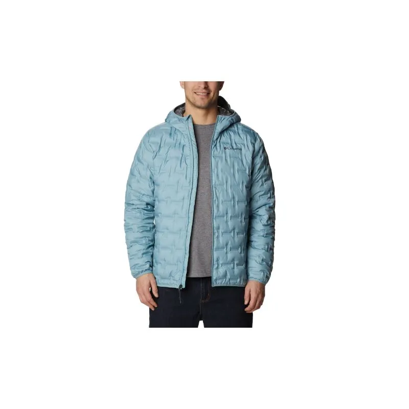 Piumino con cappuccio da uomo Columbia Delta Ridge (Stone Blue)