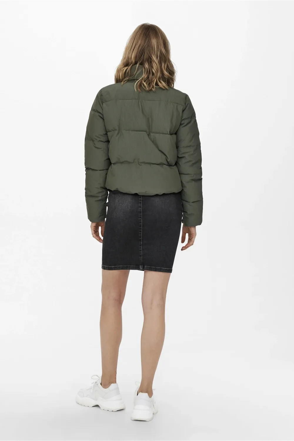 Piumino Only ONLDOLLY SHORT PUFFER JACKET OTW NOOS Verde Oliva