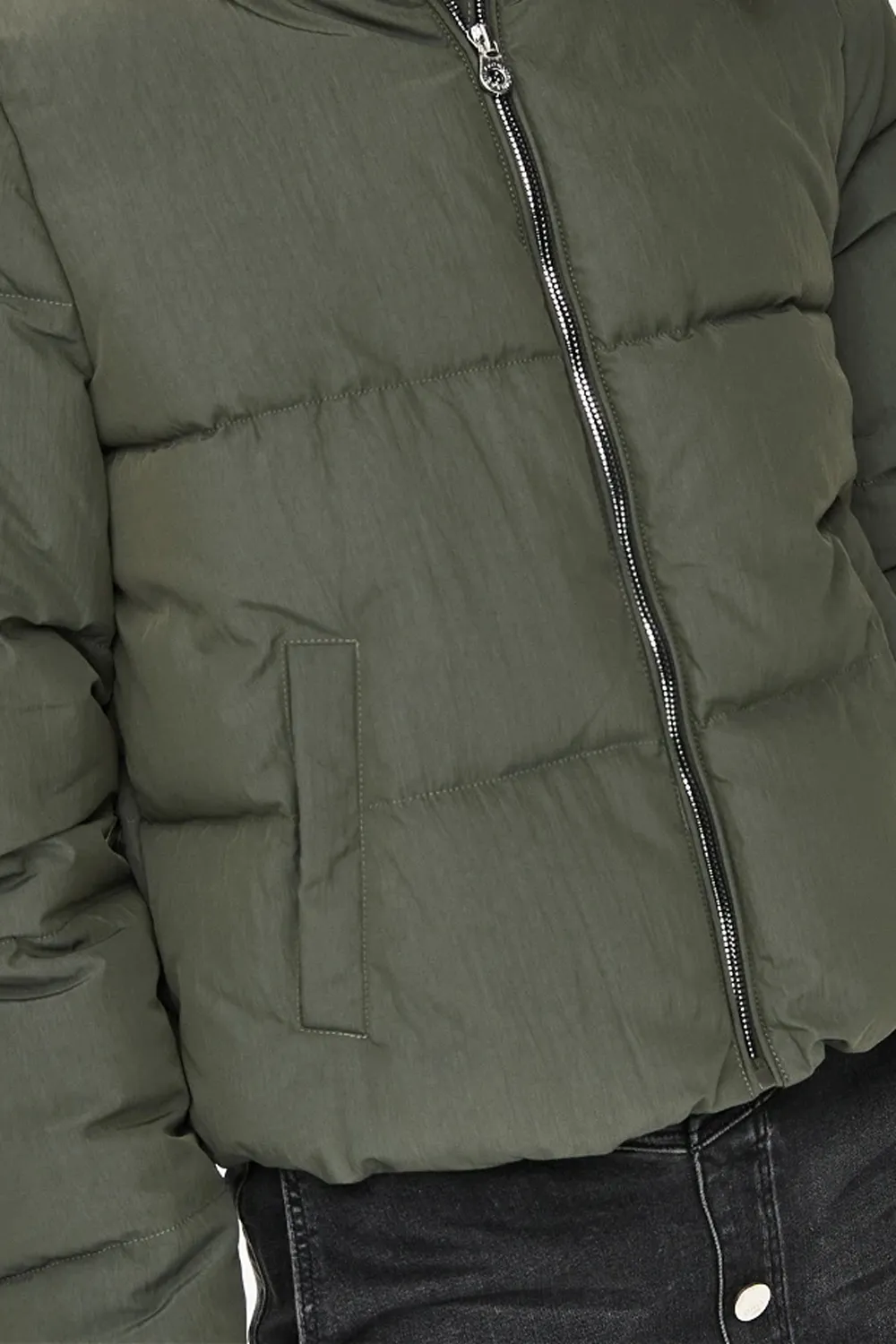 Piumino Only ONLDOLLY SHORT PUFFER JACKET OTW NOOS Verde Oliva