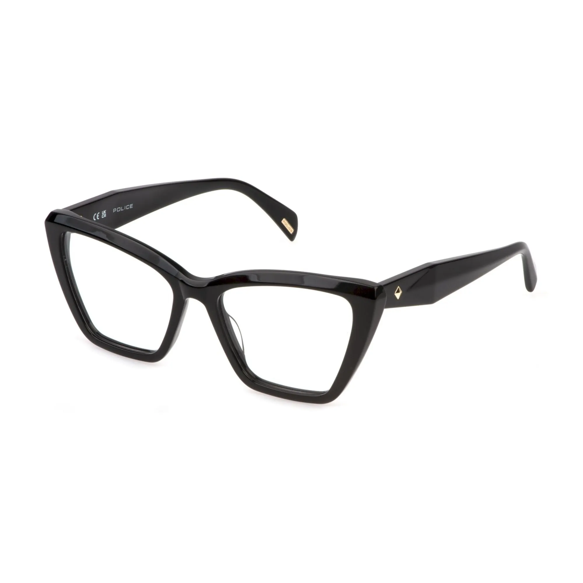   Police VPLP52 - 0700 Nero Lucido | Occhiale Da Vista Donna 