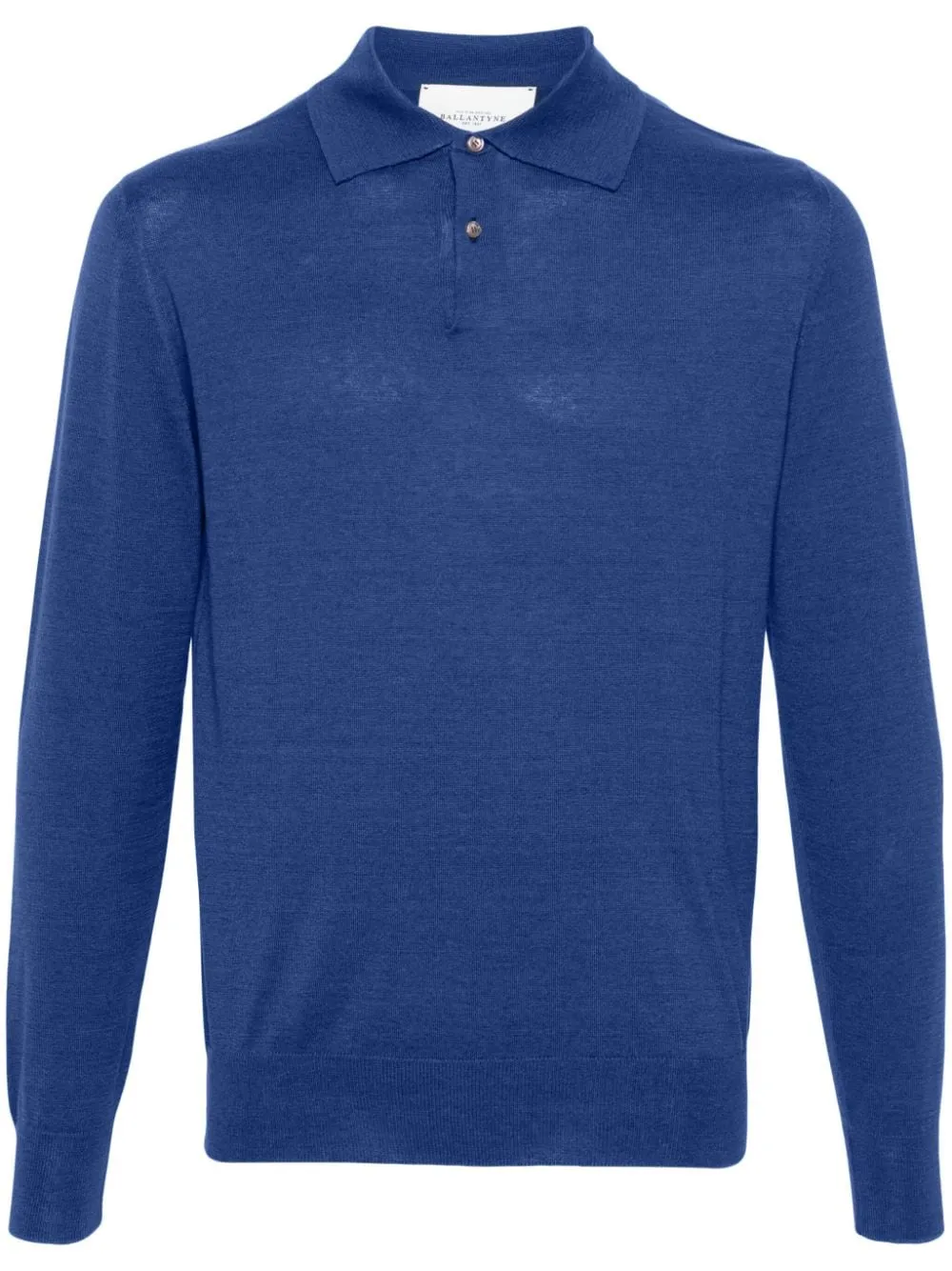Polo in maglia fine in blu di BALLANTYNE - uomo