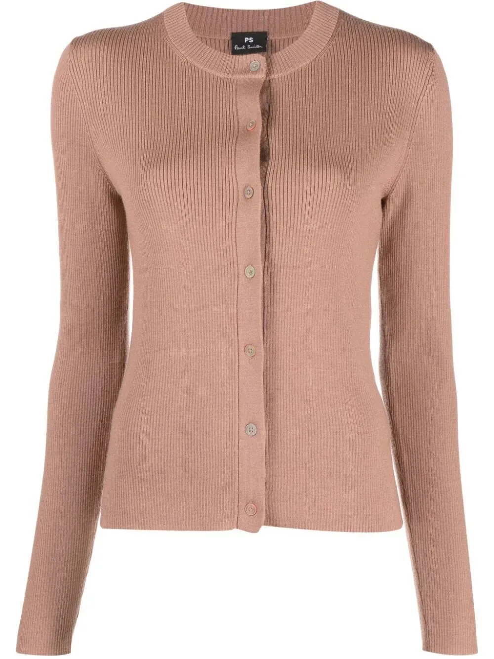 PS PAUL SMITH KNITTED BUTTONED CARDIGAN