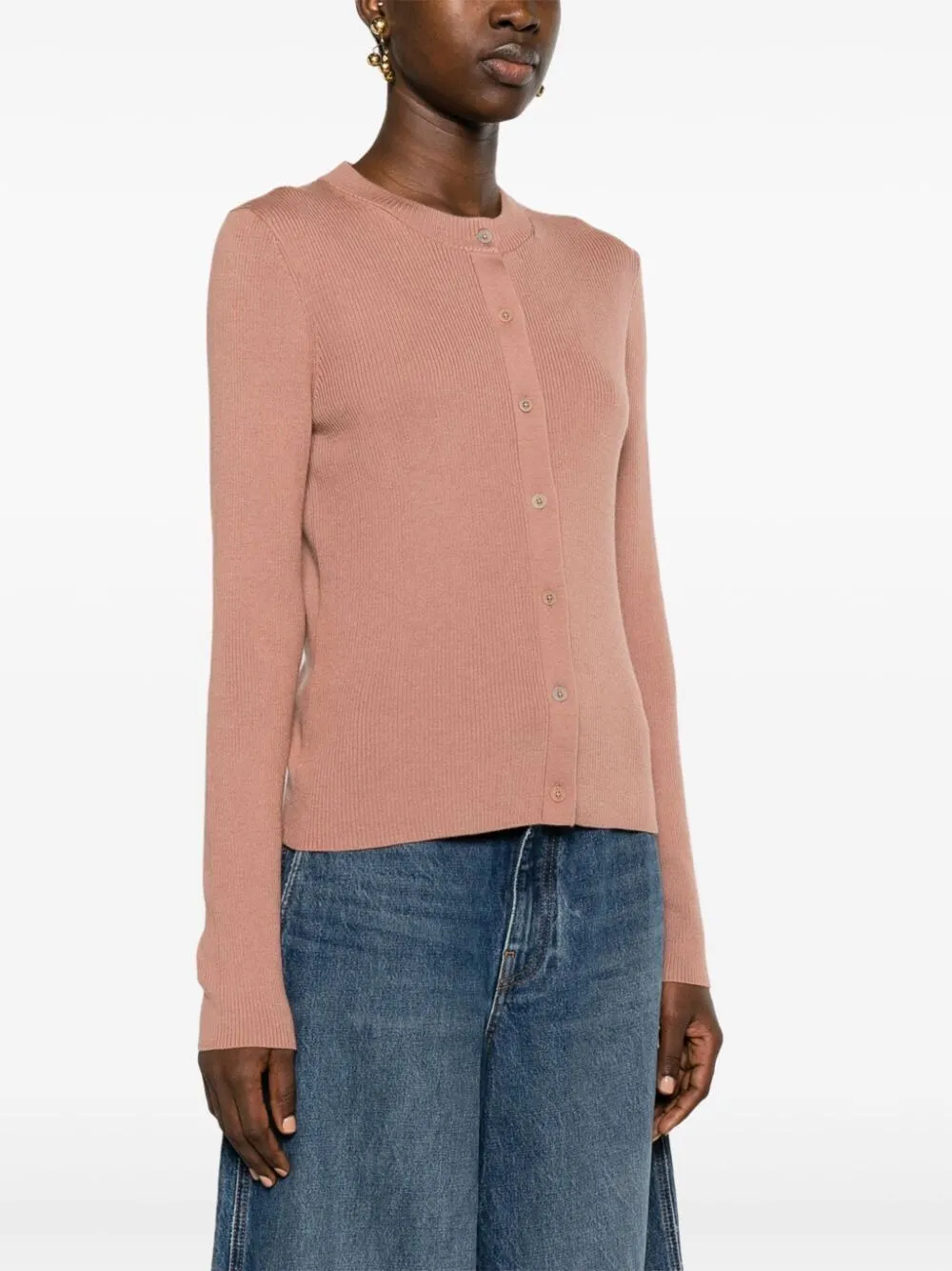 PS PAUL SMITH KNITTED BUTTONED CARDIGAN