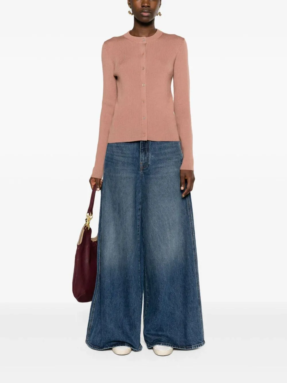 PS PAUL SMITH KNITTED BUTTONED CARDIGAN