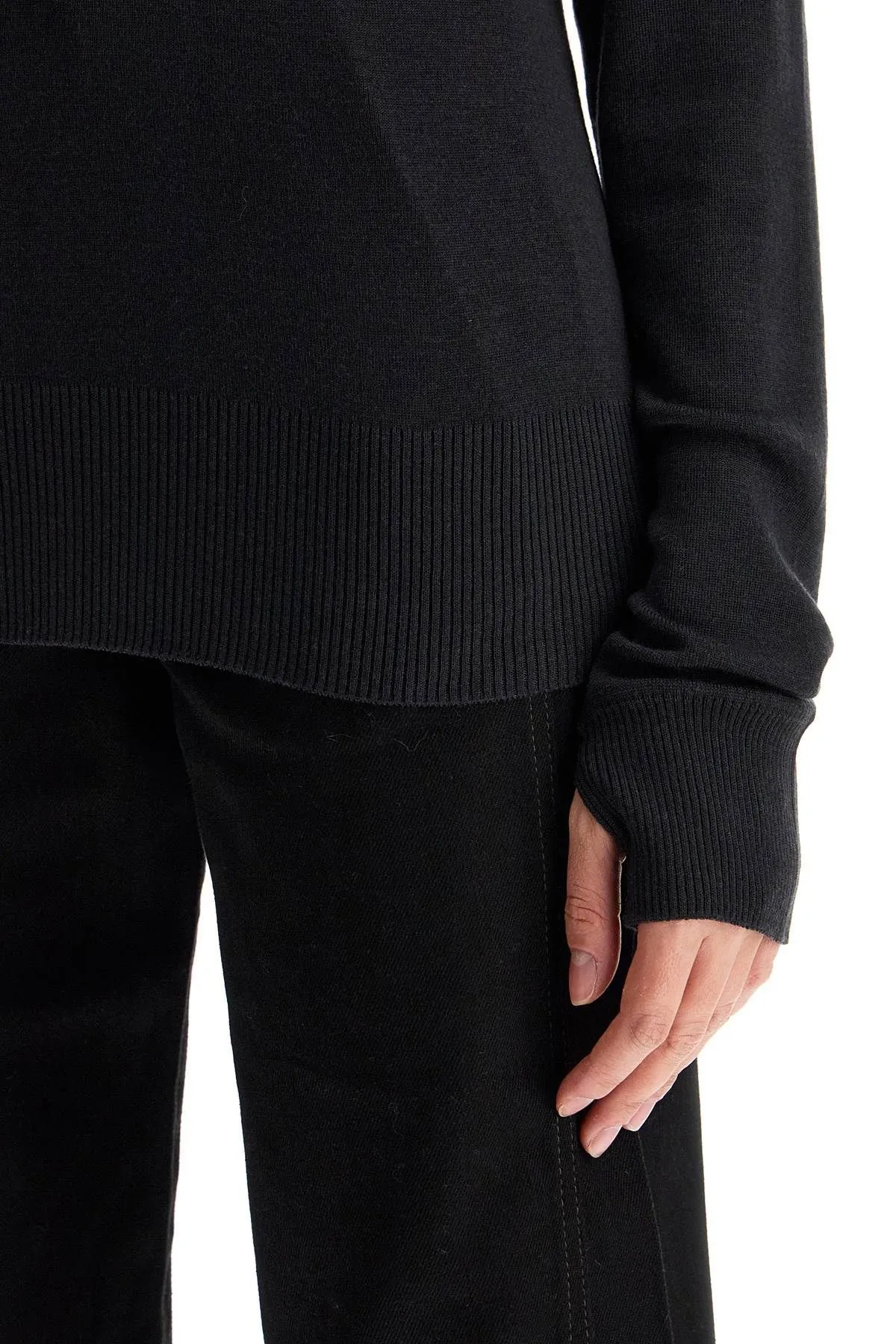 Pullover a collo alto senza cuciture