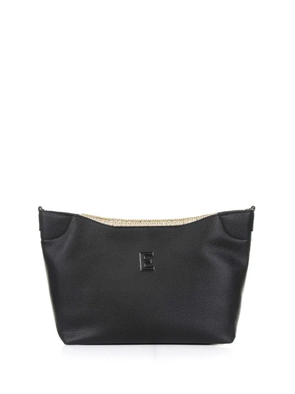 Rachele black leather handbag