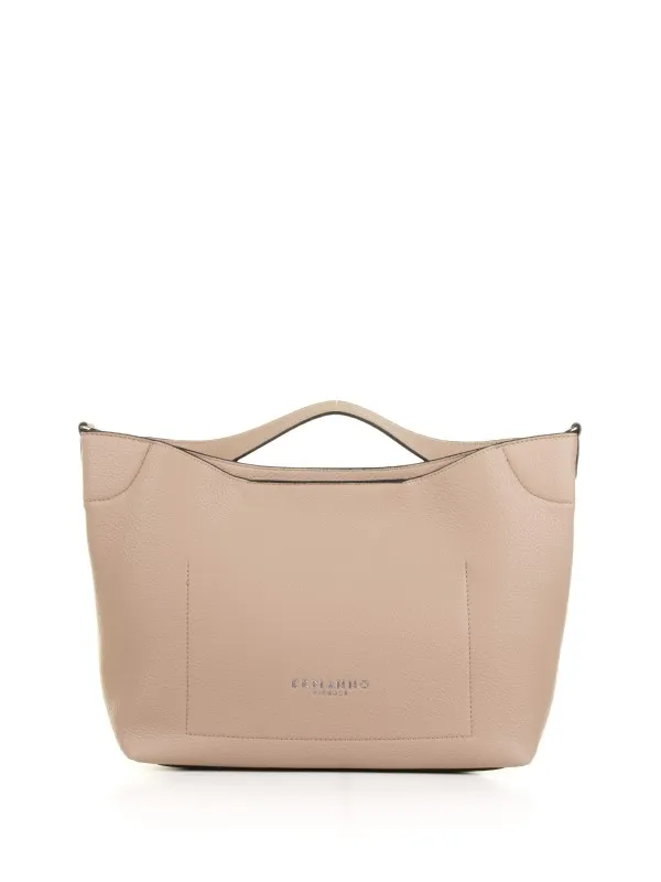 Rachele Small powder pink leather handbag