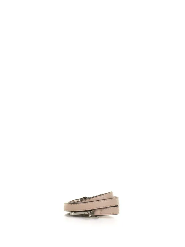 Rachele Small powder pink leather handbag