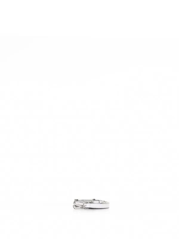Rachele white leather handbag
