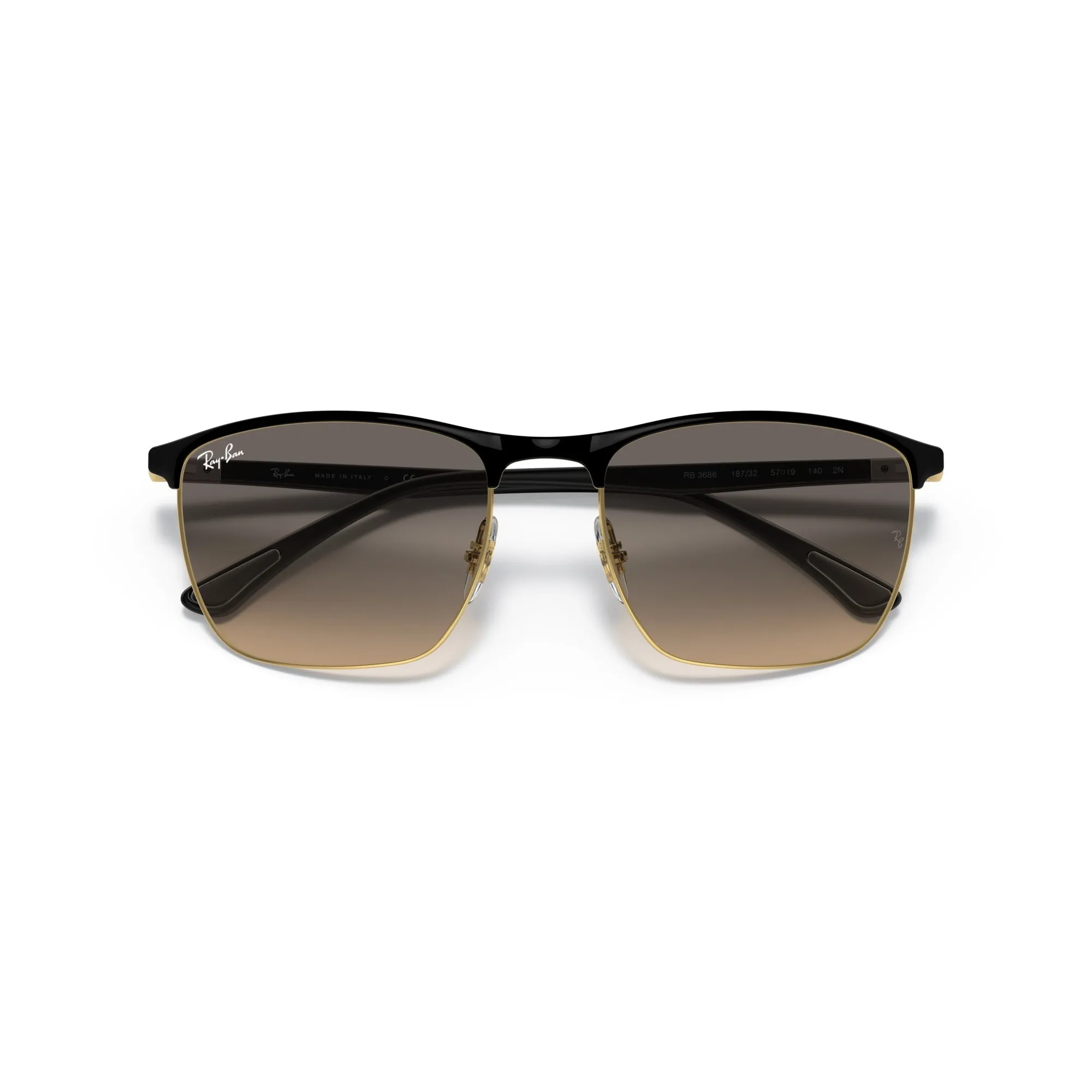   Ray-Ban RB 3686 - 187/32 Nero Su Arista | Occhiale Da Sole Unisex 