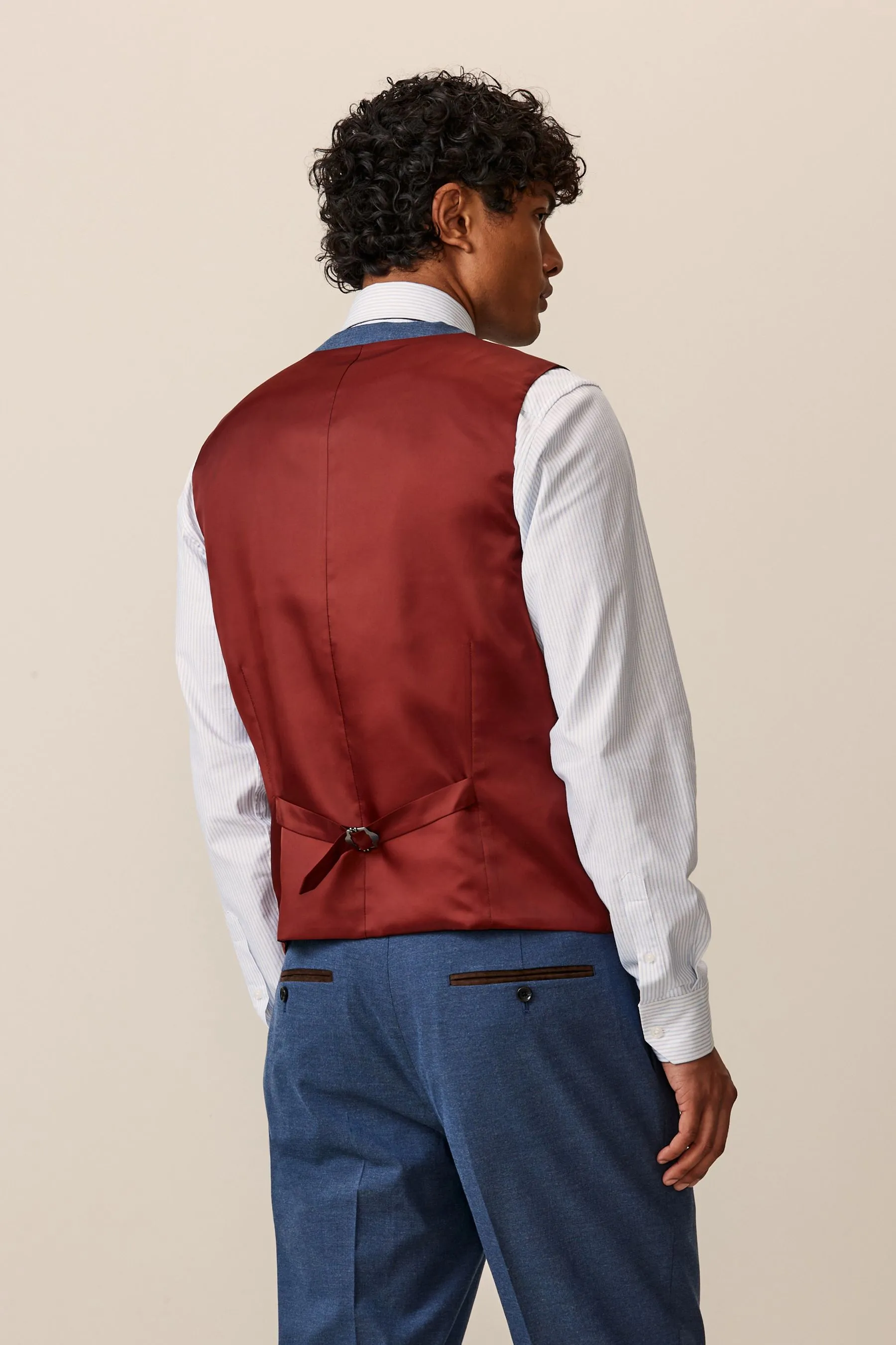 Regular - Gilet da completo a spina di pesce