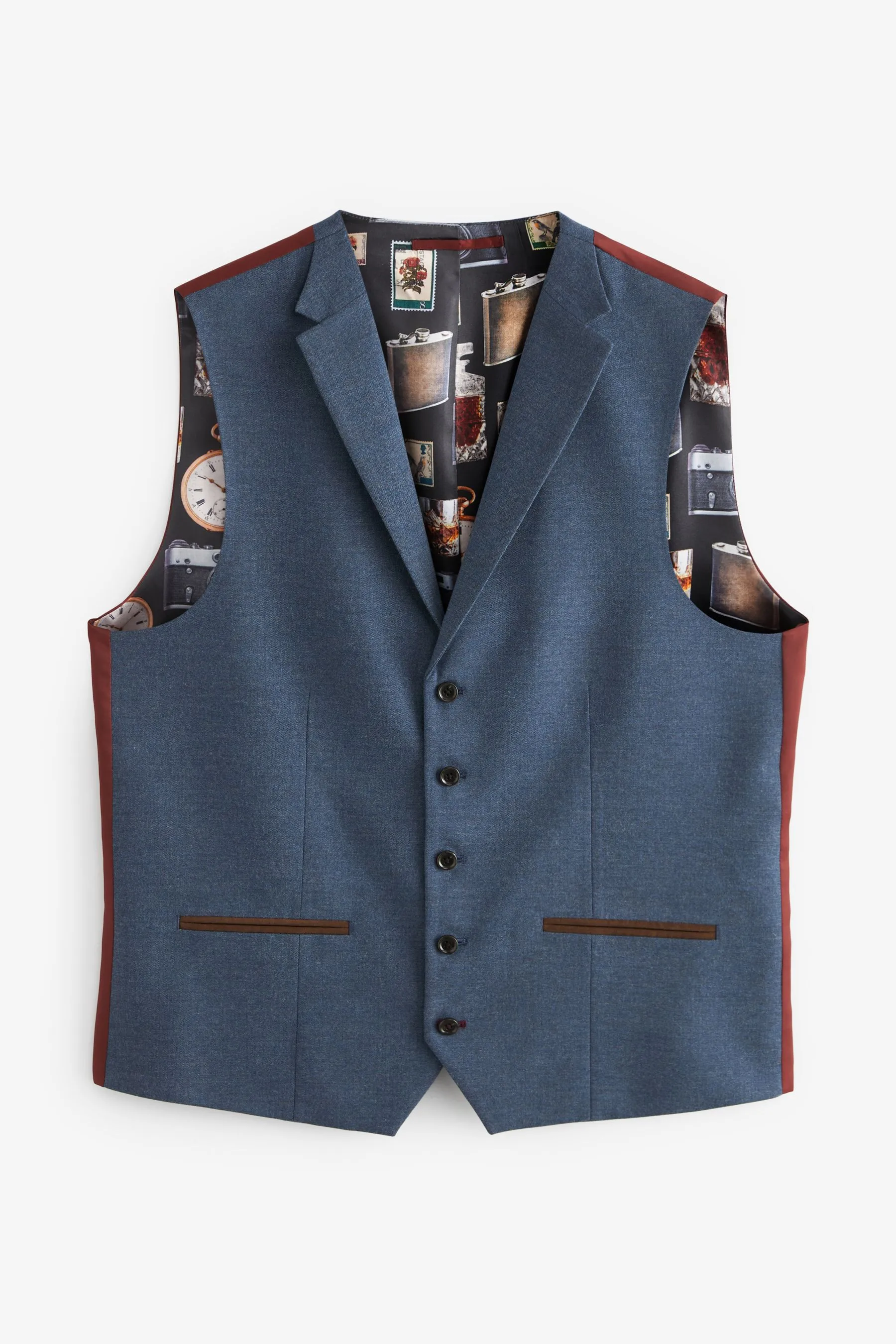 Regular - Gilet da completo a spina di pesce