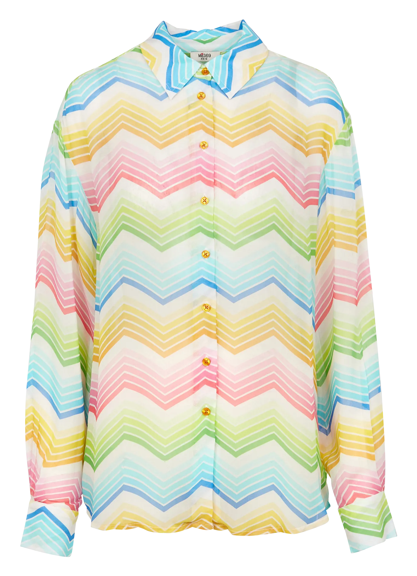  SACK S   NILI - Camicia colletto classico ampia e stampata | Multicolore