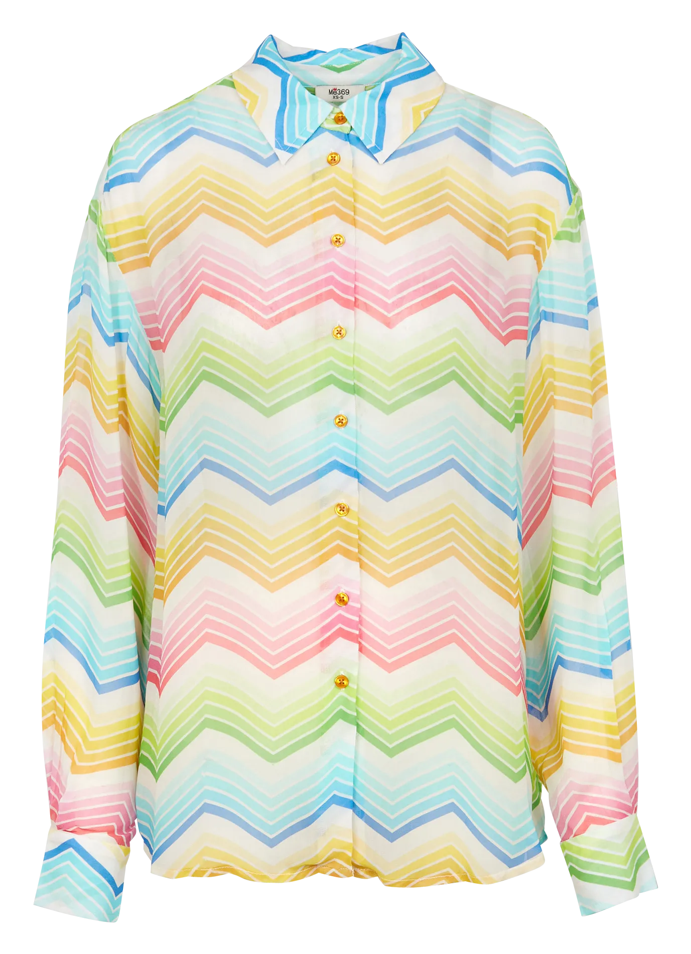  SACK S   NILI - Camicia colletto classico ampia e stampata | Multicolore
