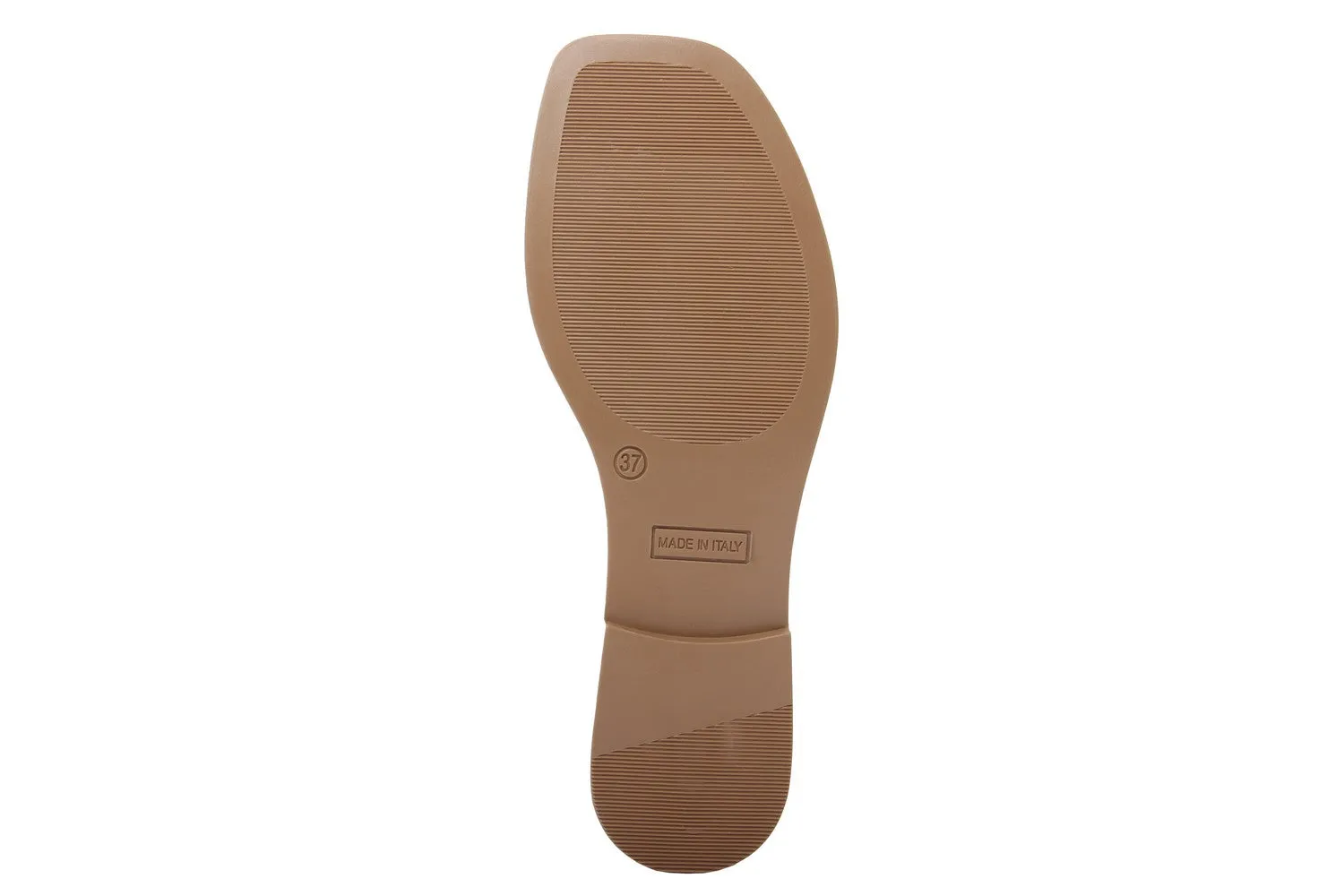 Sandali Flat Made in Italy in pelle colore Blu