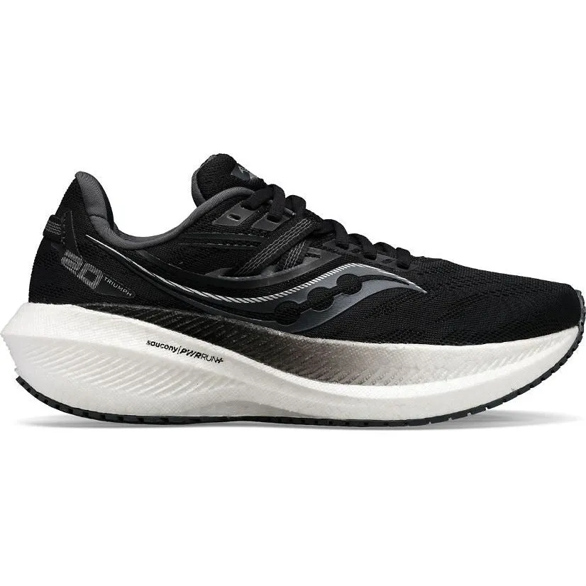 Saucony Triumph 20 Black / White - Scarpa Running