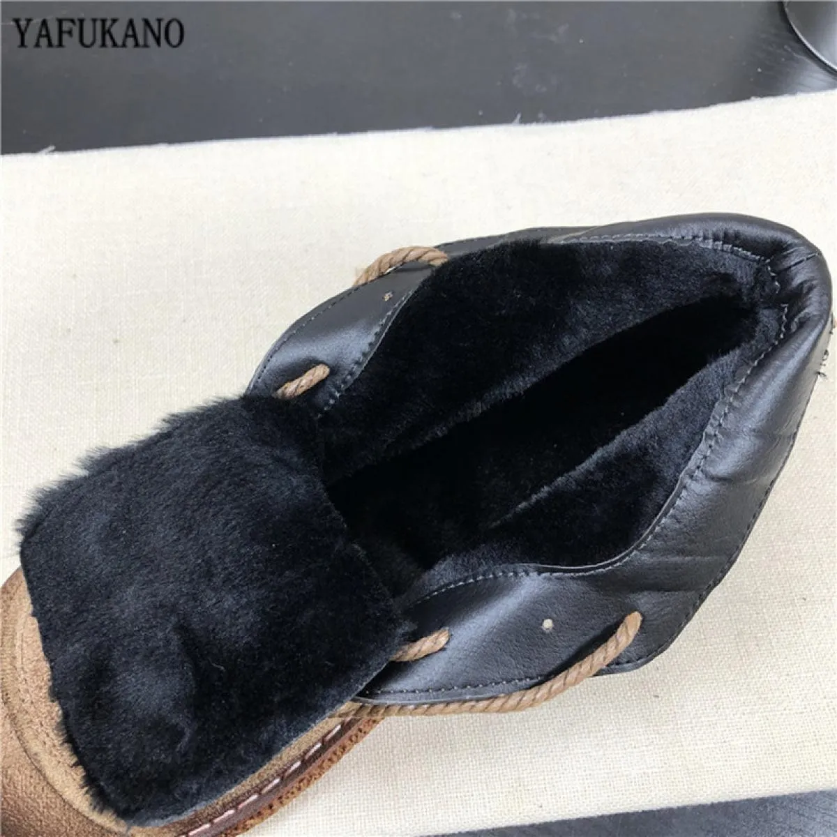 Scarpe da bambola con testa grande retrò originali suola spessa stringate stivali corti casual stivali da donna stivaletti lette