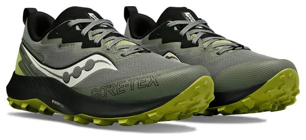 Scarpe da trail running Saucony Peregrine 14 GTX Khaki Black