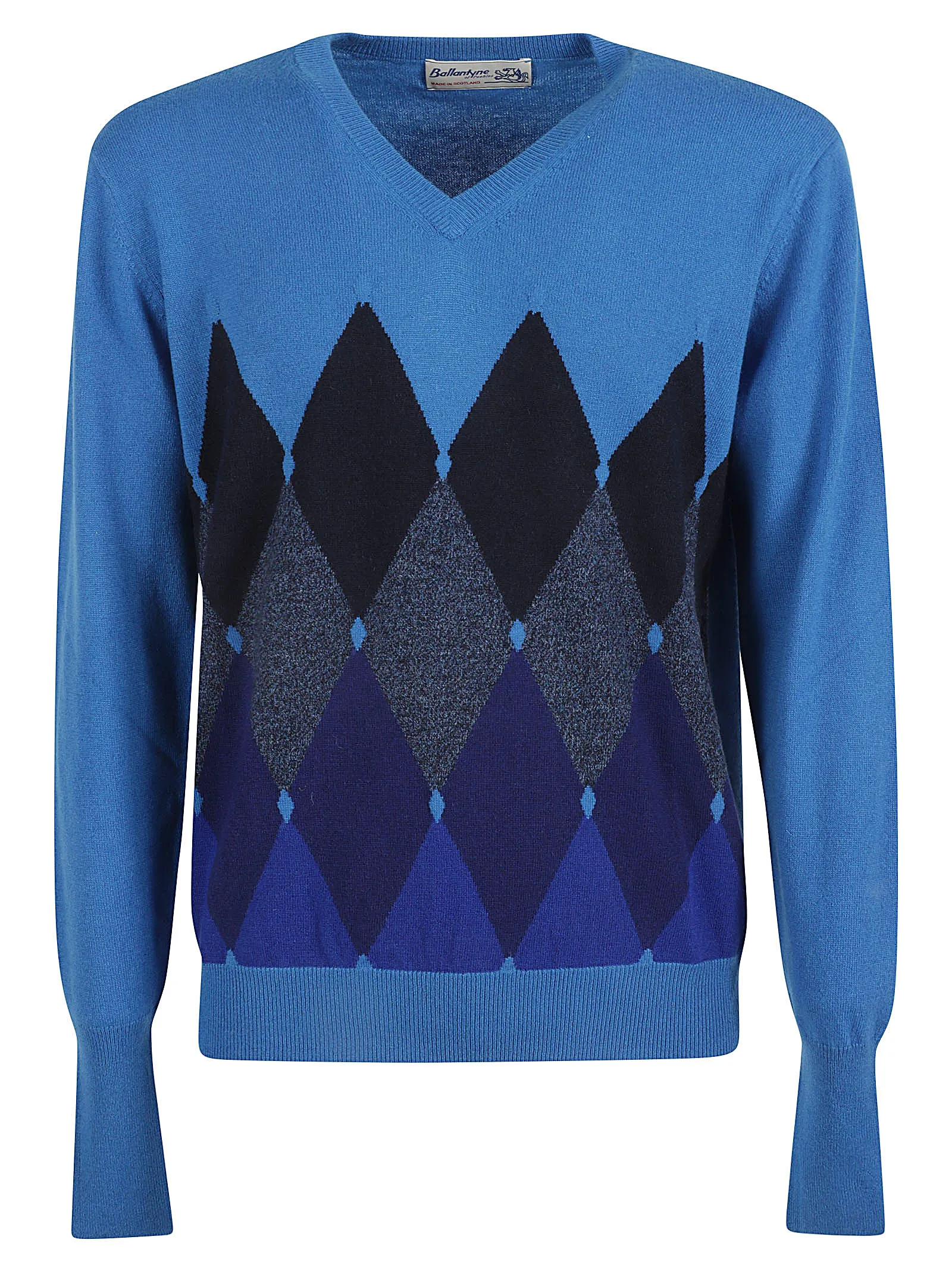 SCOLLO V CASHMERE DIAMOND  BALLANTYNE  UOMO B2P00112KA893008