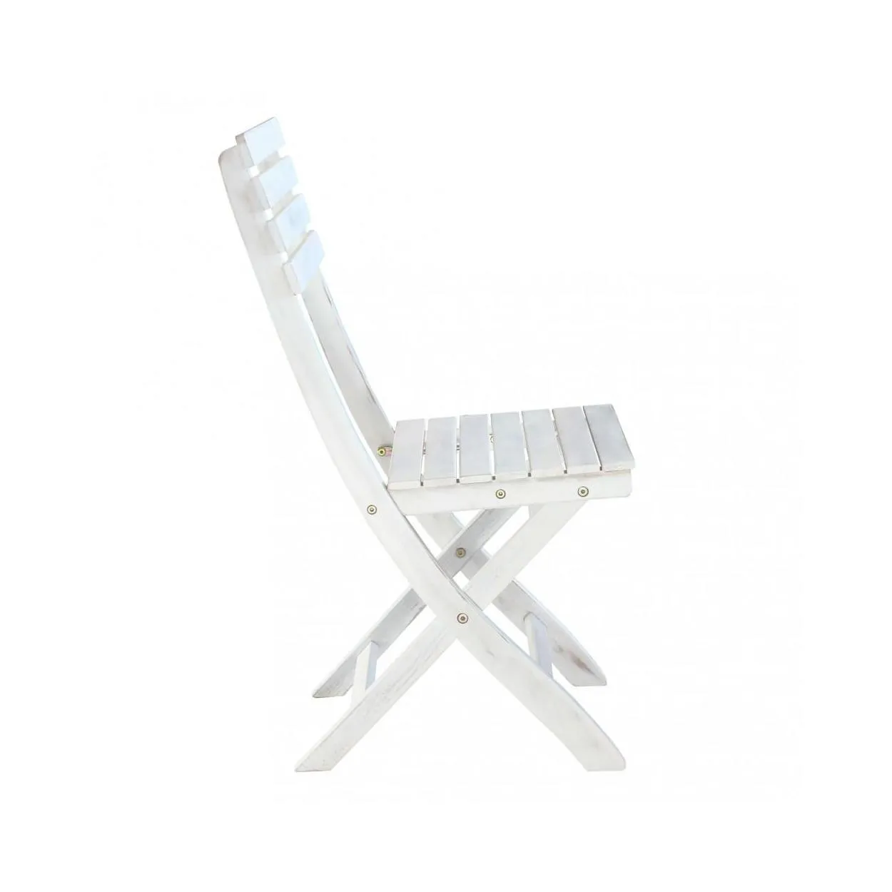 SEDIA DALILA S/BRACCIOLI BIANCA - BIANCO