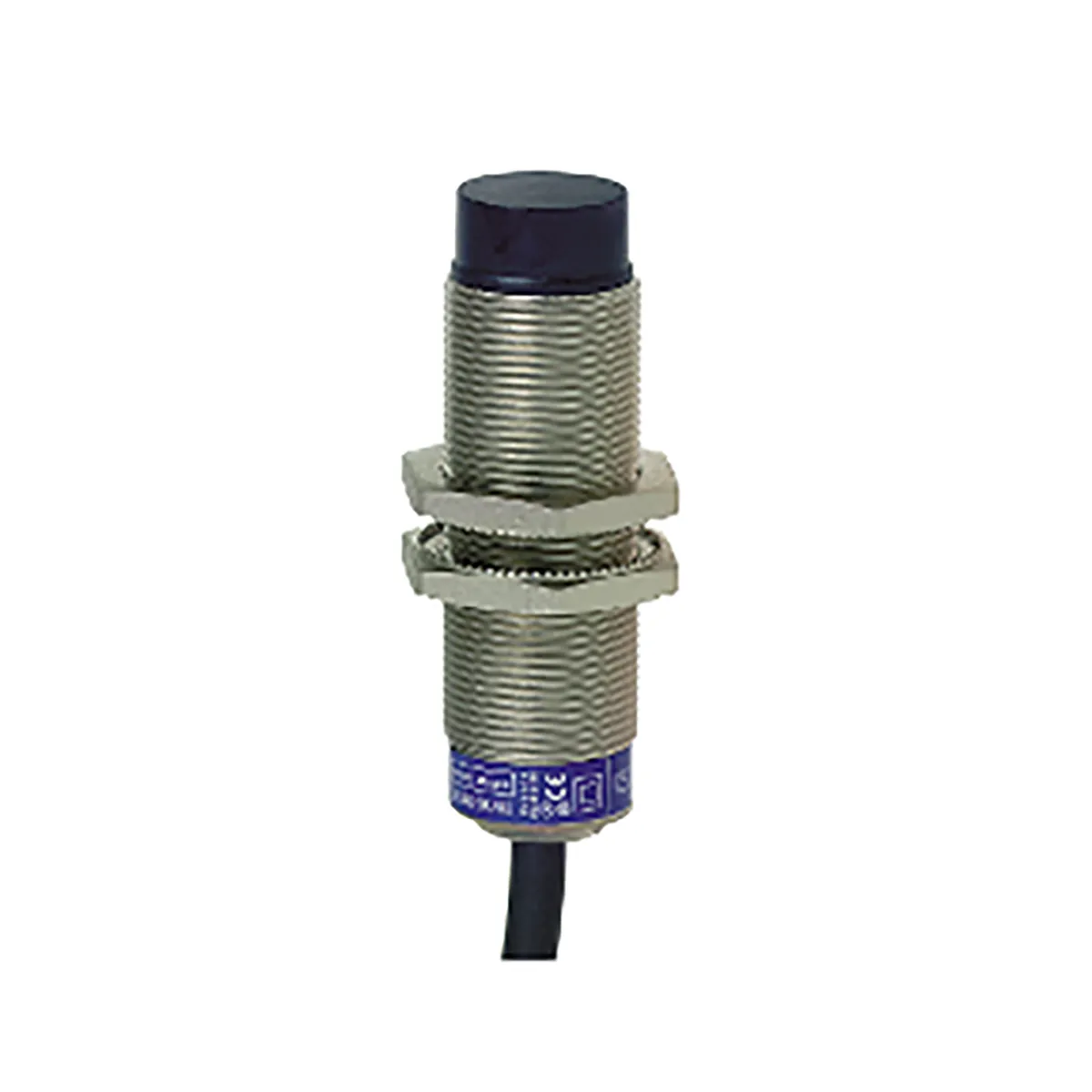 Sensore di prossimità Cilindro filettato Telemecanique Sensors, M18, rilevamento 12 mm, 12 → 48 V c.c.