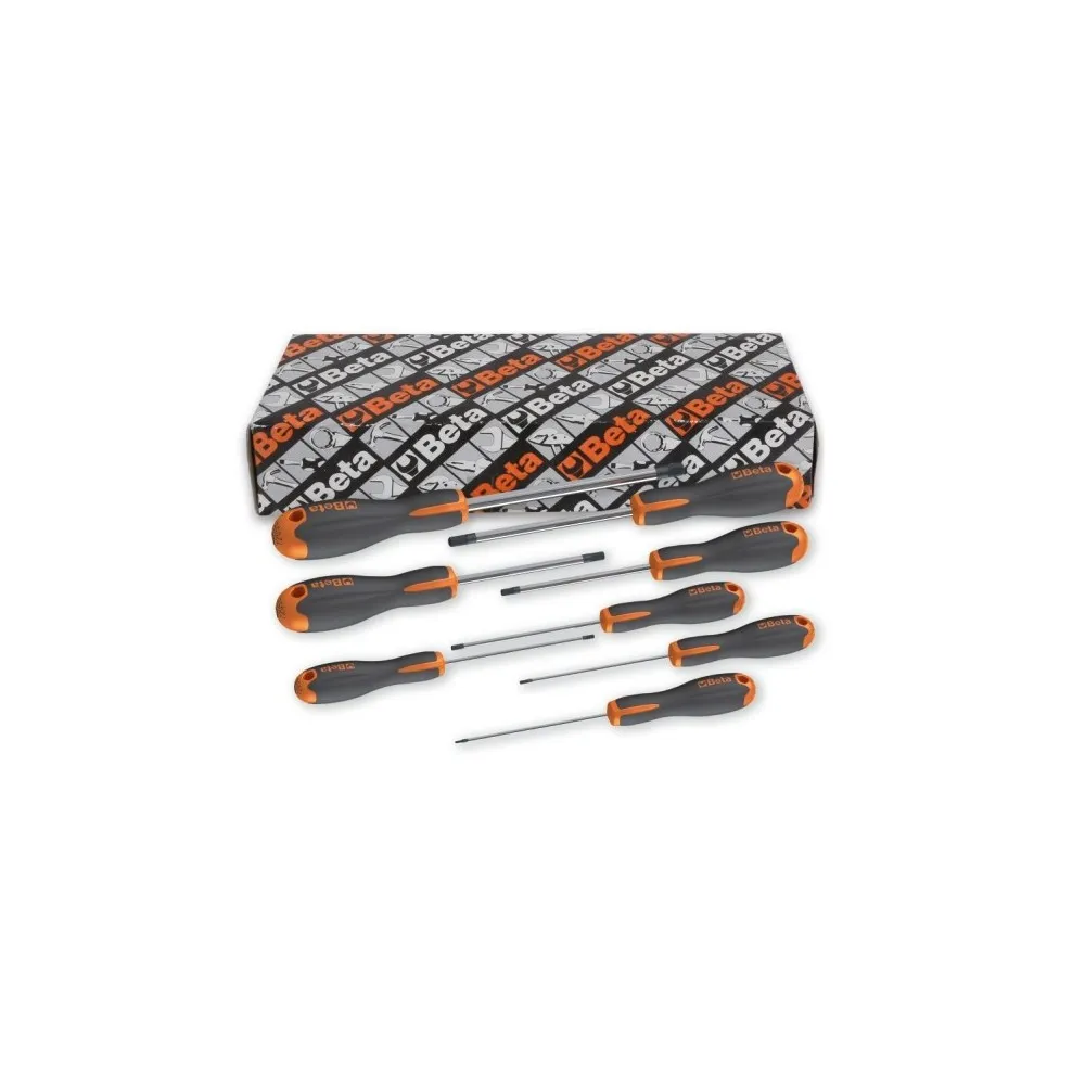 Serie 8 chiavi maschio esagonale con impugnatura Evox - Beta 1205E/ES-S8
