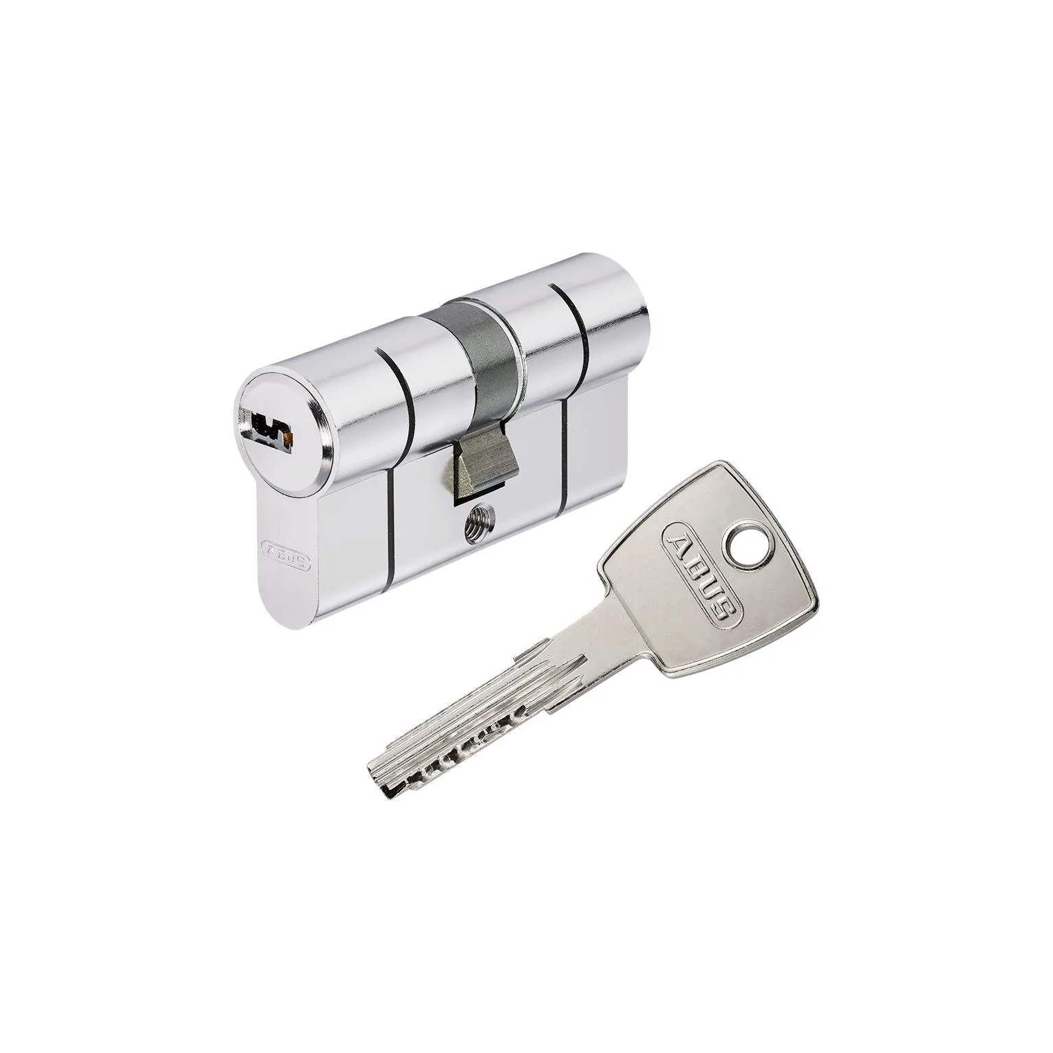Serratura a cilindro Ottone ABUS D66N 40/50 H-BOX finitura Ottone rivestito in nichel Presa, 40/50