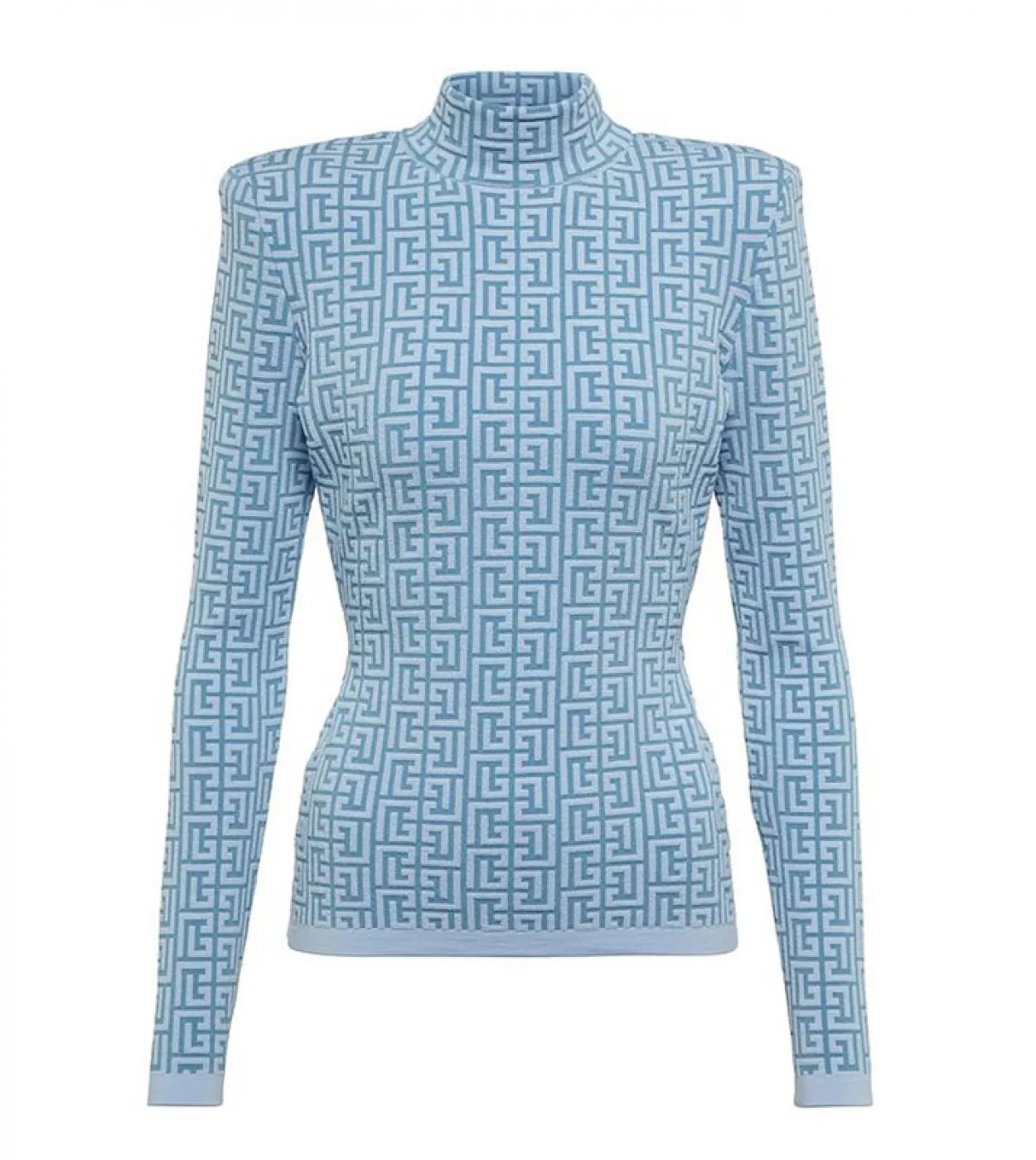 Set invernale blu cielo Pullover blu cielo Pantaloni a matita Set di pantaloni Set di pantaloni maglione
