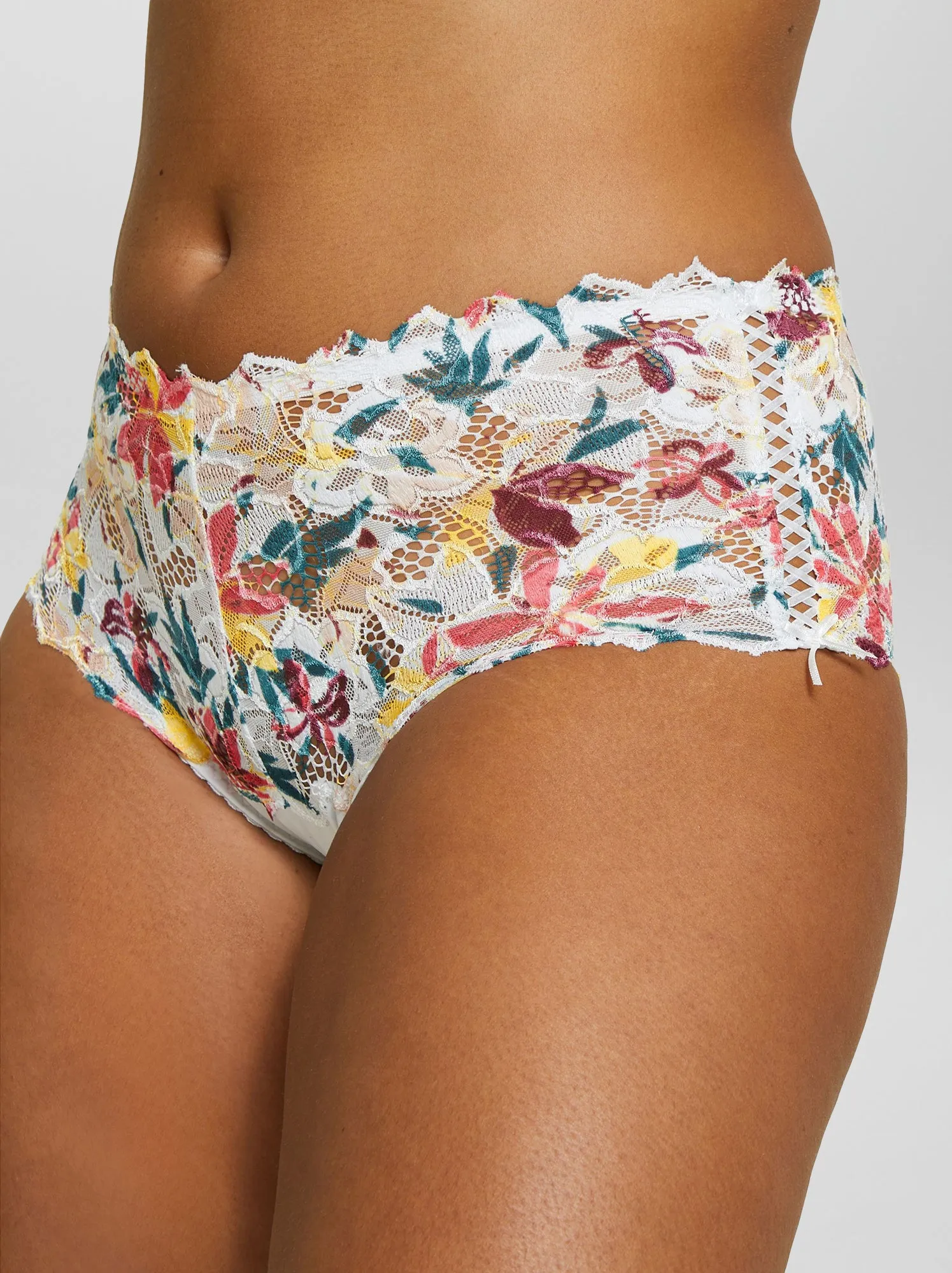 Slip Arum in pizzo 'Sans Complexe' - BIANCO