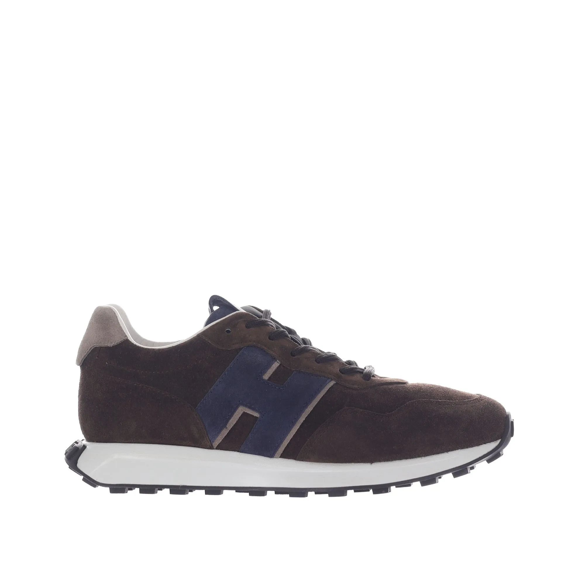 Sneaker h601 in camoscio