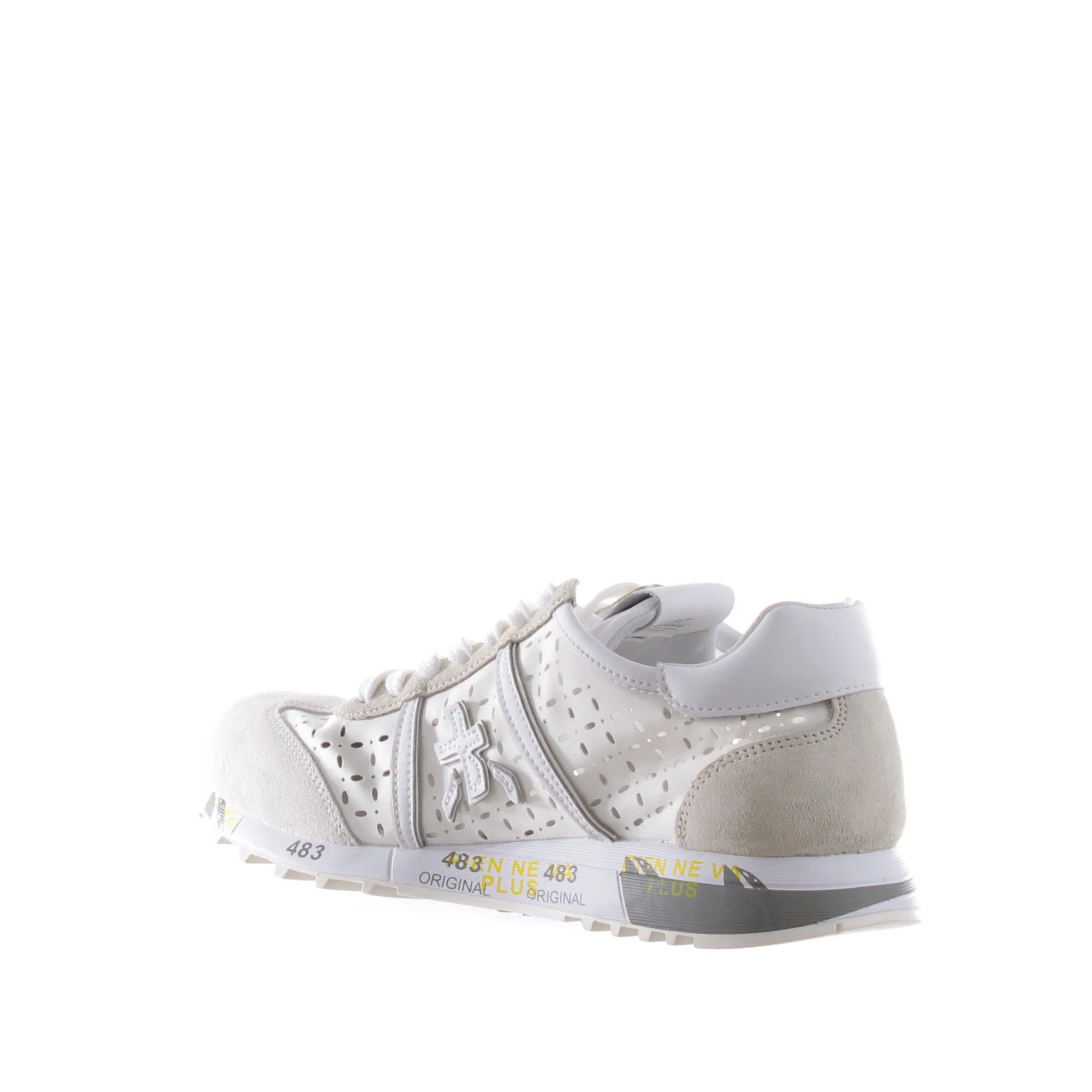 Sneaker in camoscio e nylon