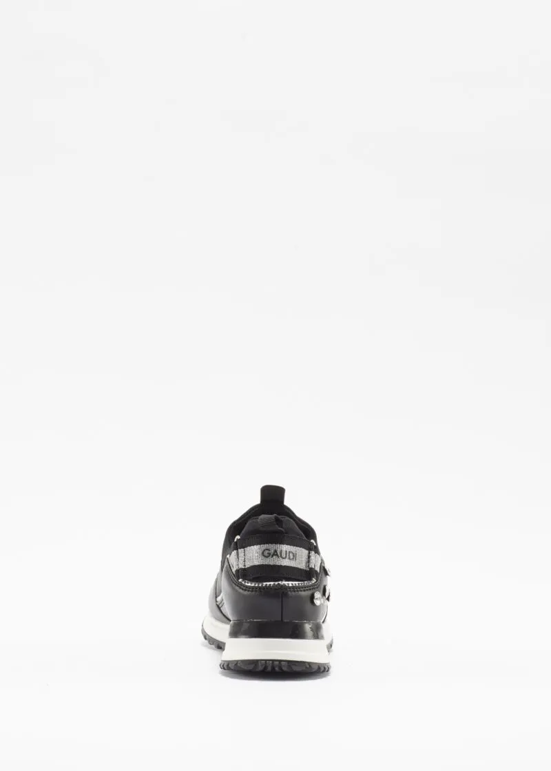 Sneaker in lycra con strass
