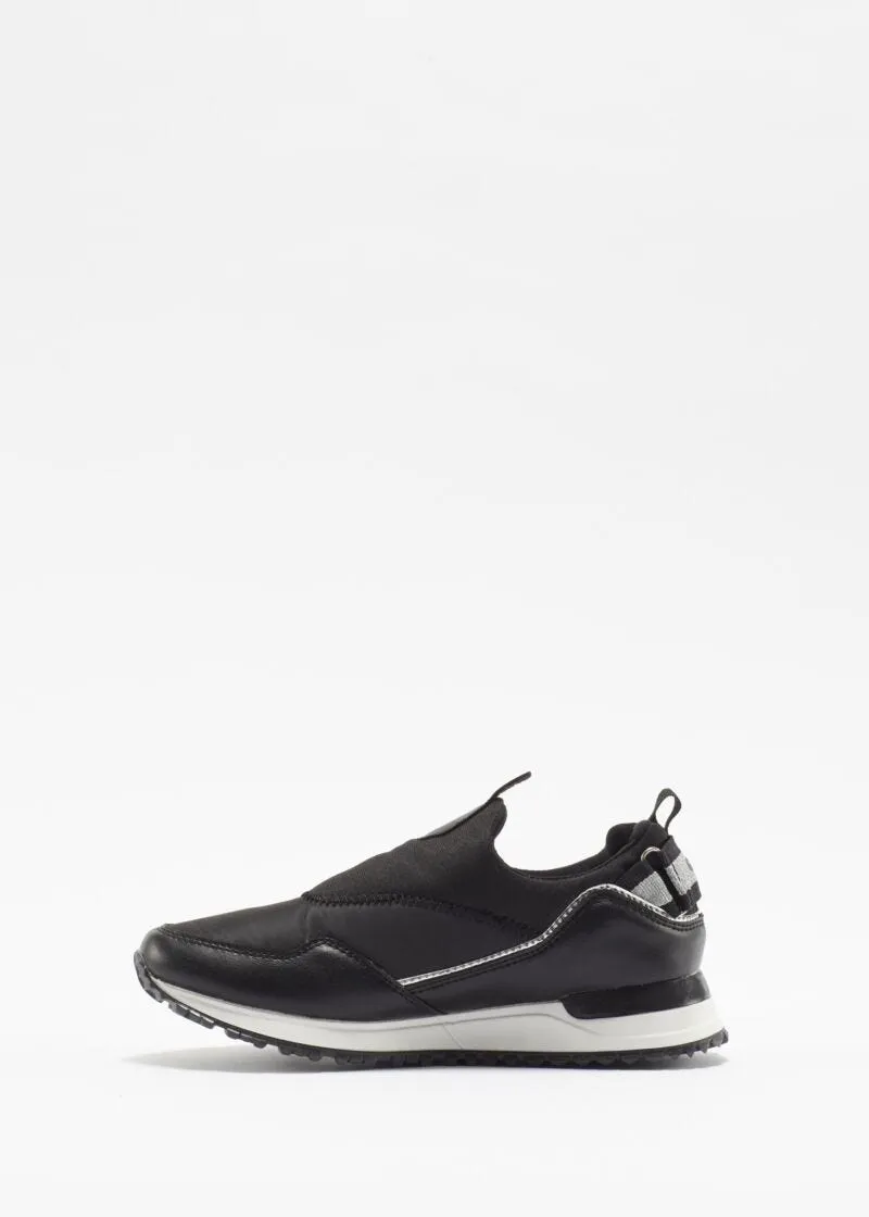 Sneaker in lycra con strass