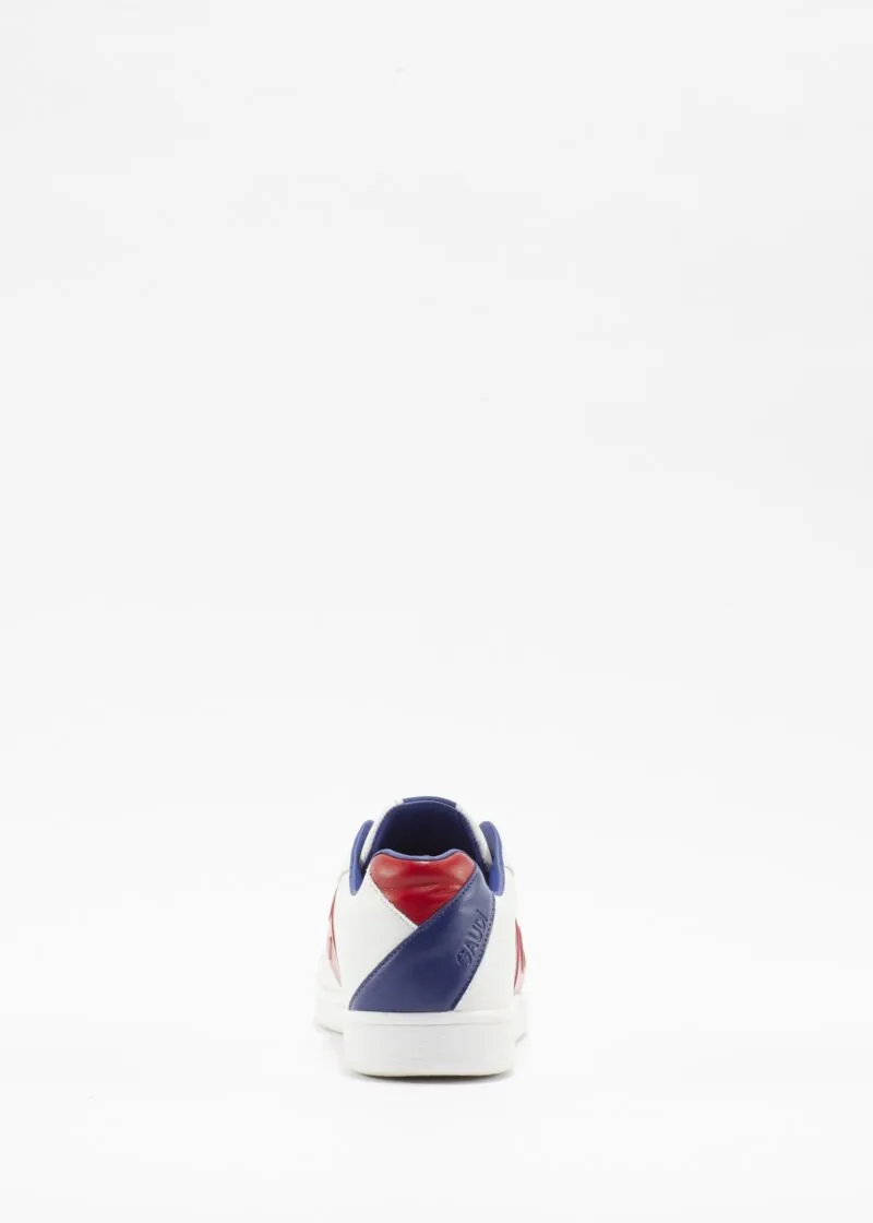 Sneaker in pelle con logo