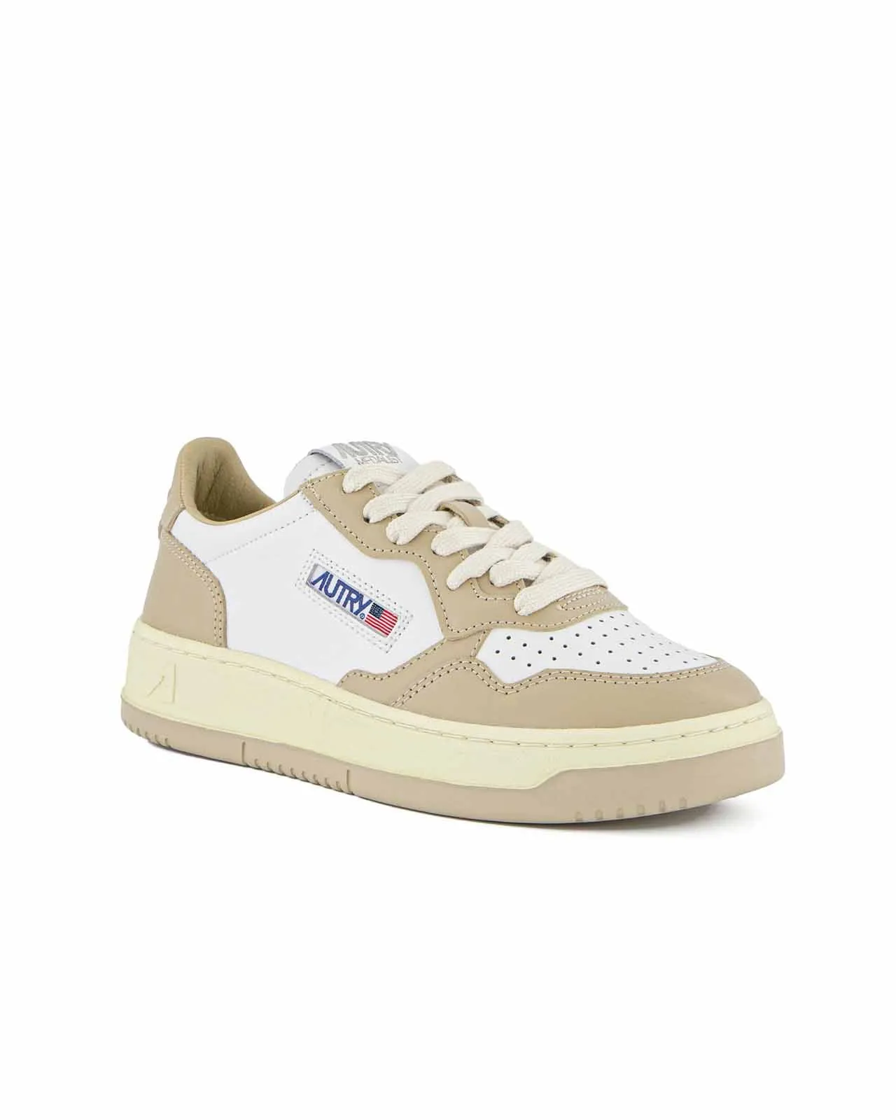 Sneaker Medalist Low Bicolor bianca beige