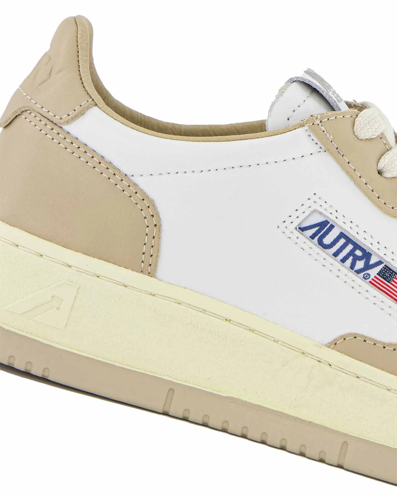 Sneaker Medalist Low Bicolor bianca beige