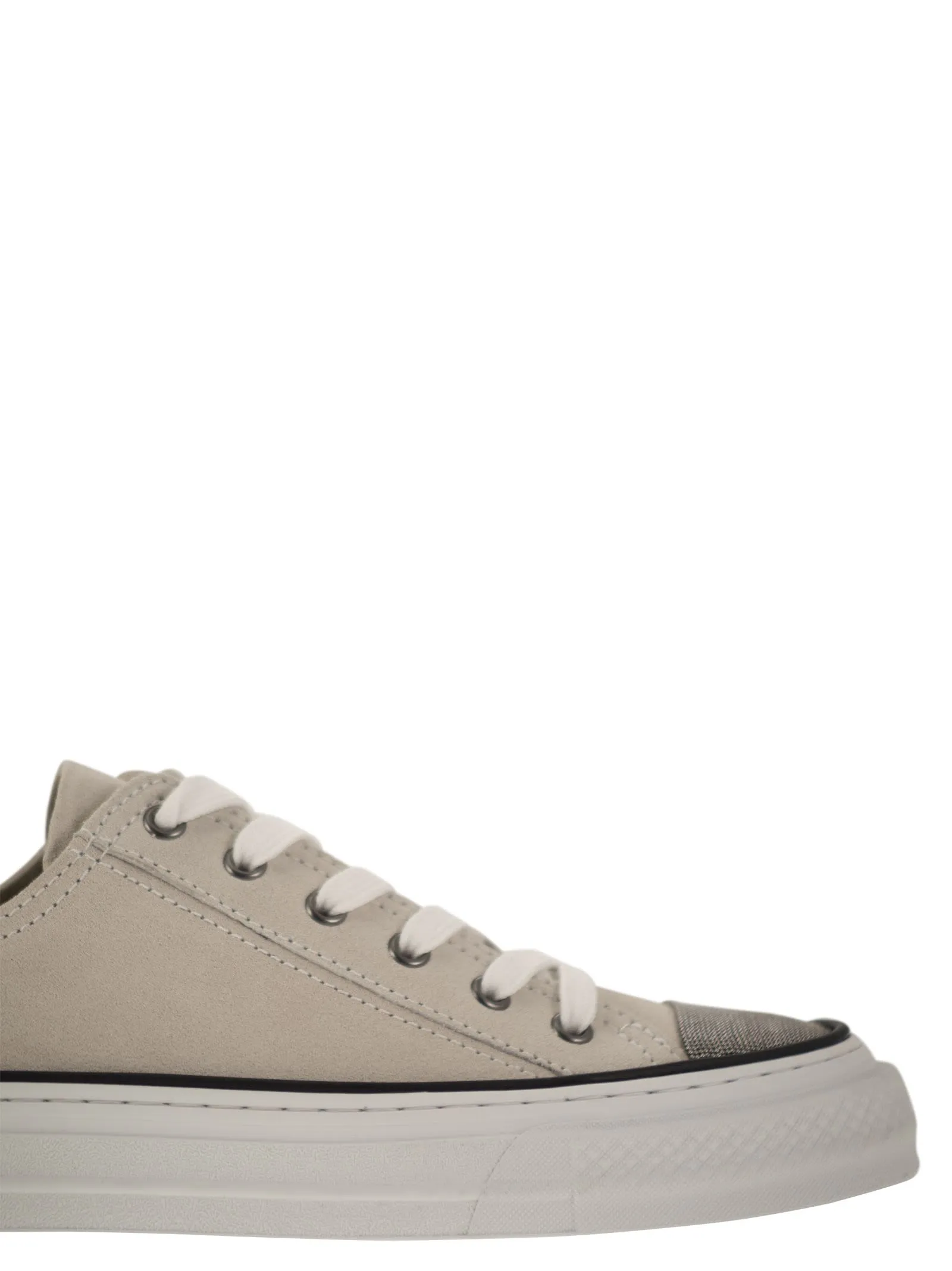 Sneakers in camoscio con Precious Toe