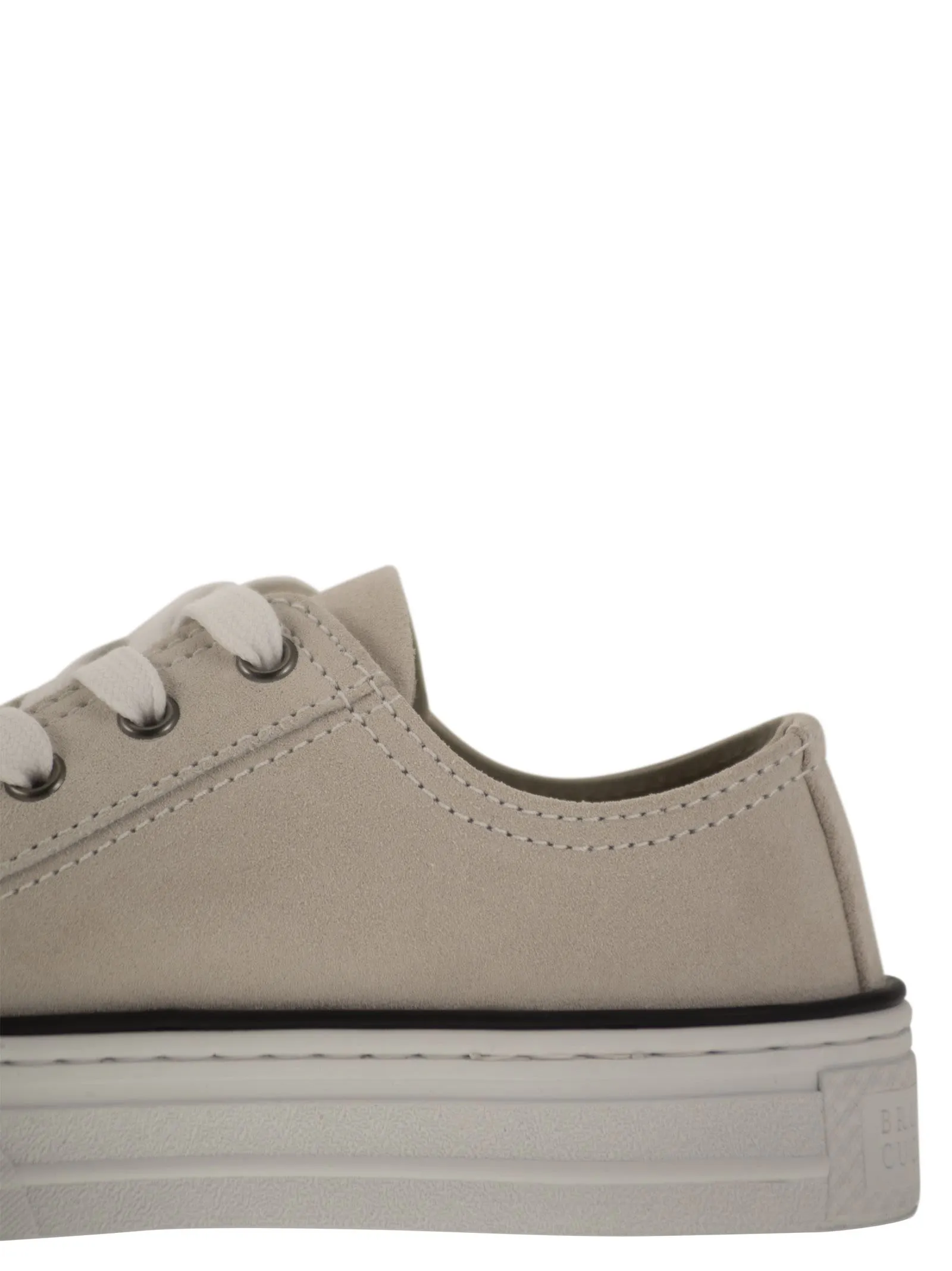 Sneakers in camoscio con Precious Toe