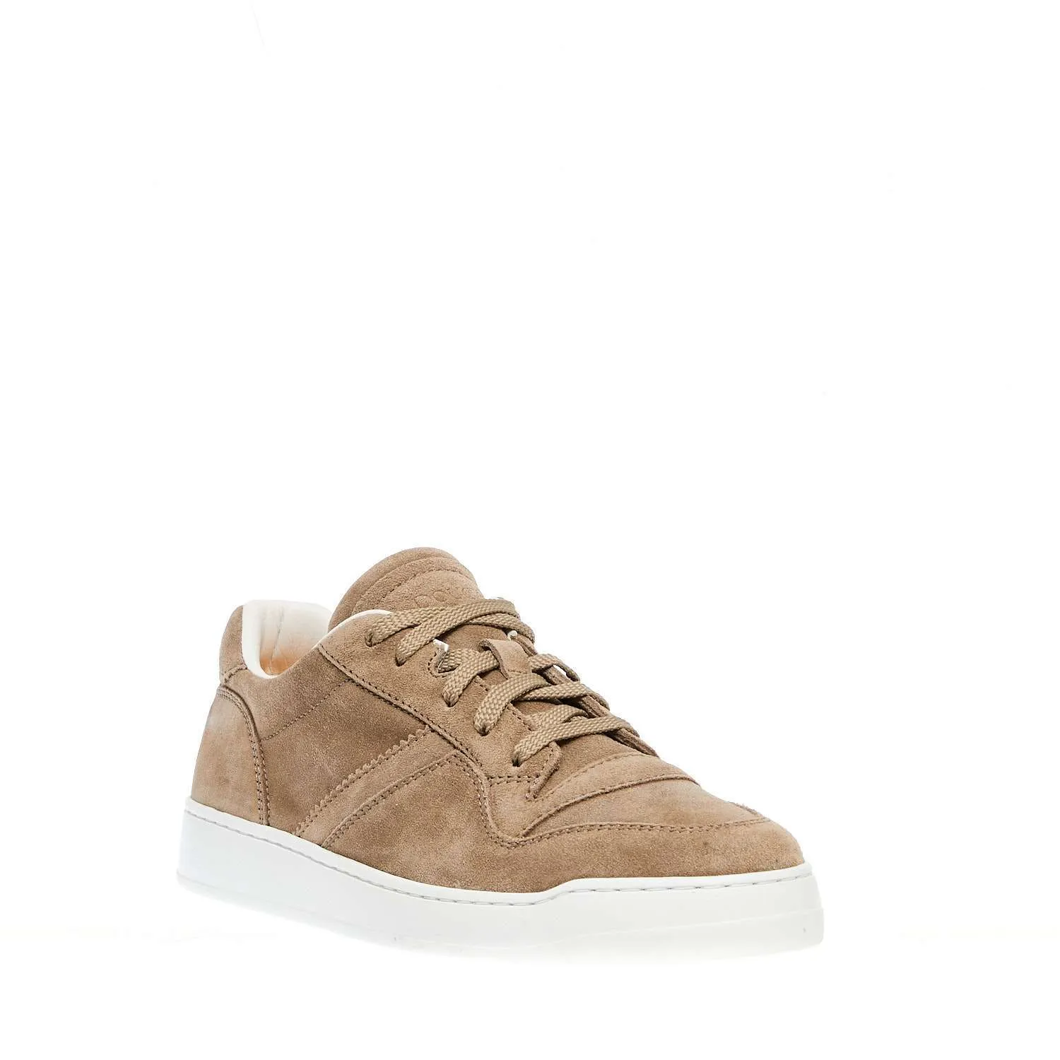 Sneakers In Suede Nut
