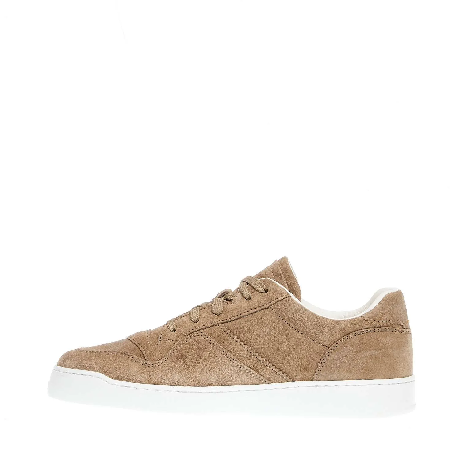 Sneakers In Suede Nut