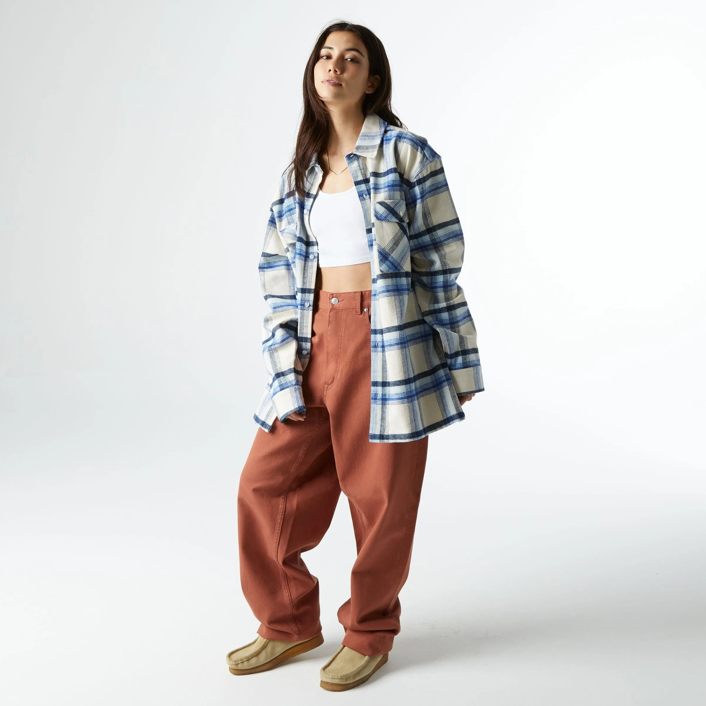 SORRENTO FLANNEL SHIRT - NATURAL