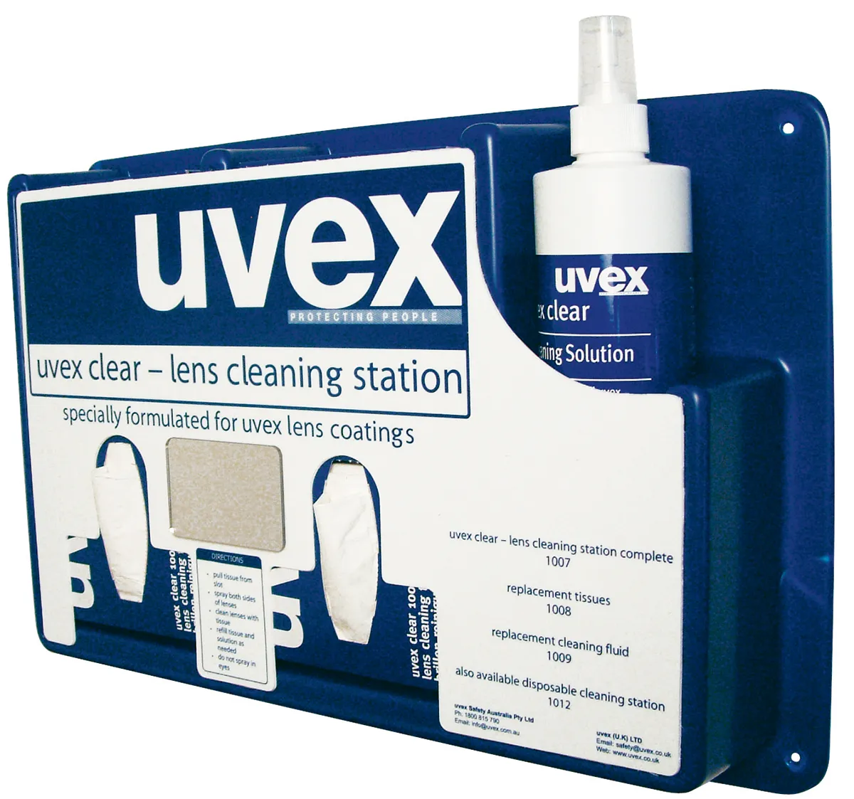 Stazione di pulizia per lenti Uvex, conf da 450ml